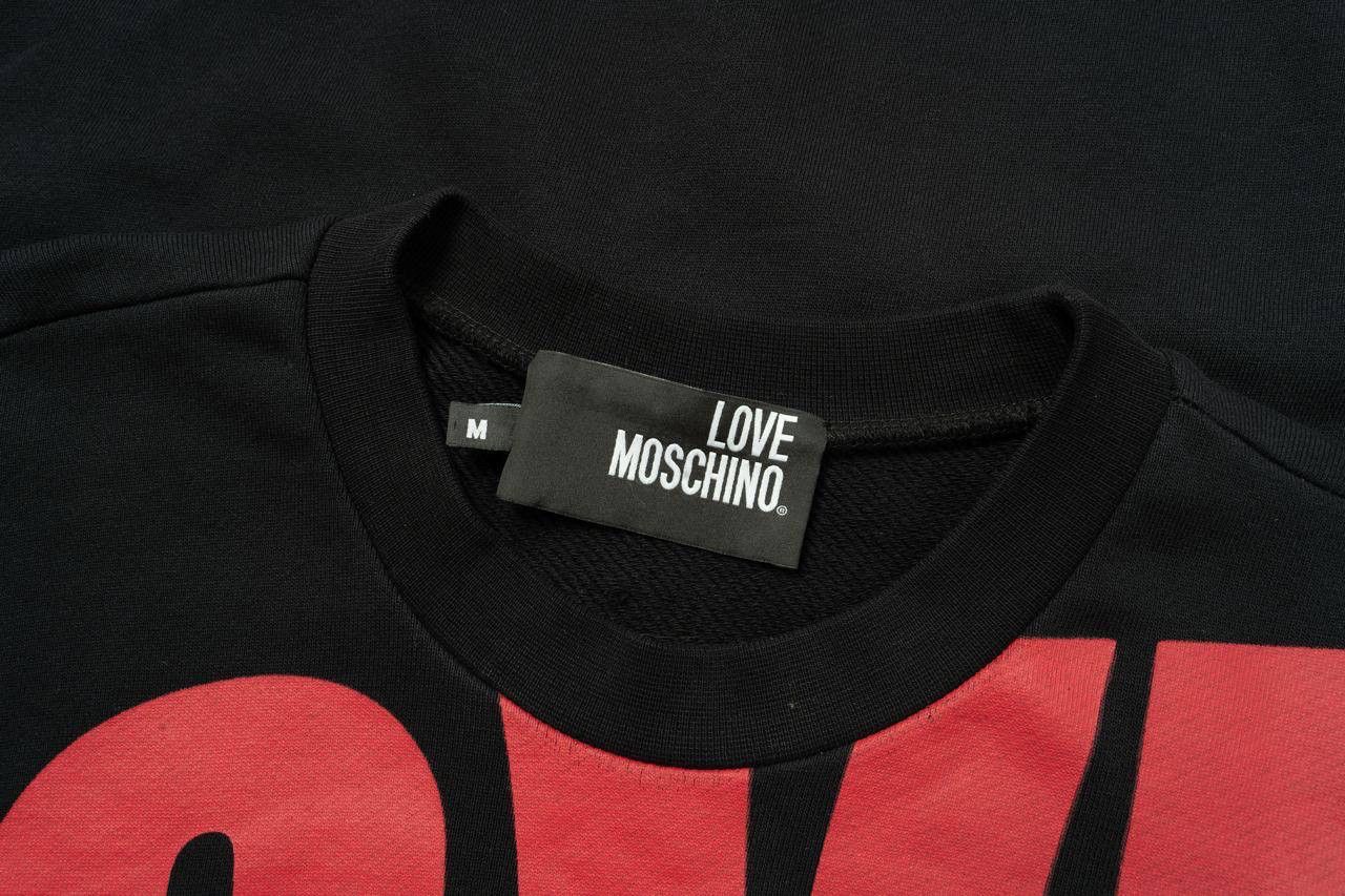 Moschino 🔵 LOVE MOSCHINO Peace Print Crewneck Pullover Sweatshirt Size US M / EU 48-50 / 2 - 13 Thumbnail