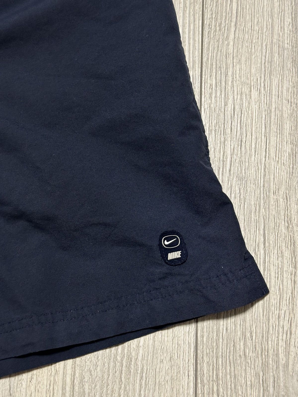 Nike × Vintage Vintage Nike Nylon Shorts Embroidered Swoosh Logo Size US 32 / EU 48 - 2 Thumbnail