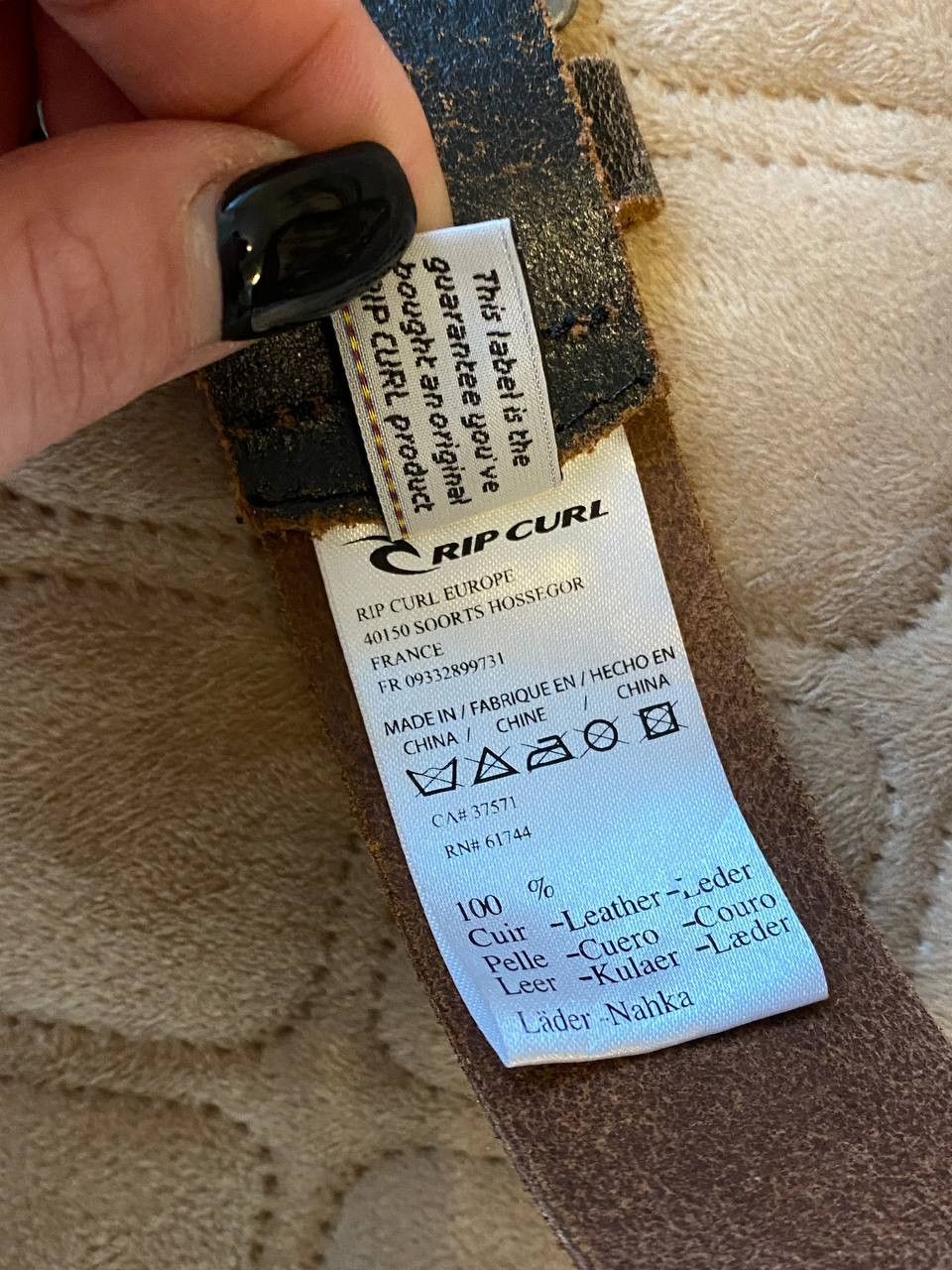 Rip Curl Vintage Rip Curl Y2K Surf Leather Belt Size ONE SIZE - 18 Thumbnail
