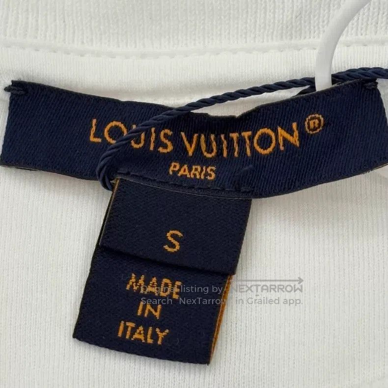 Louis Vuitton Louis Vuitton White solid chain logo short sleeves Size US S / EU 44-46 / 1 - 3 Thumbnail