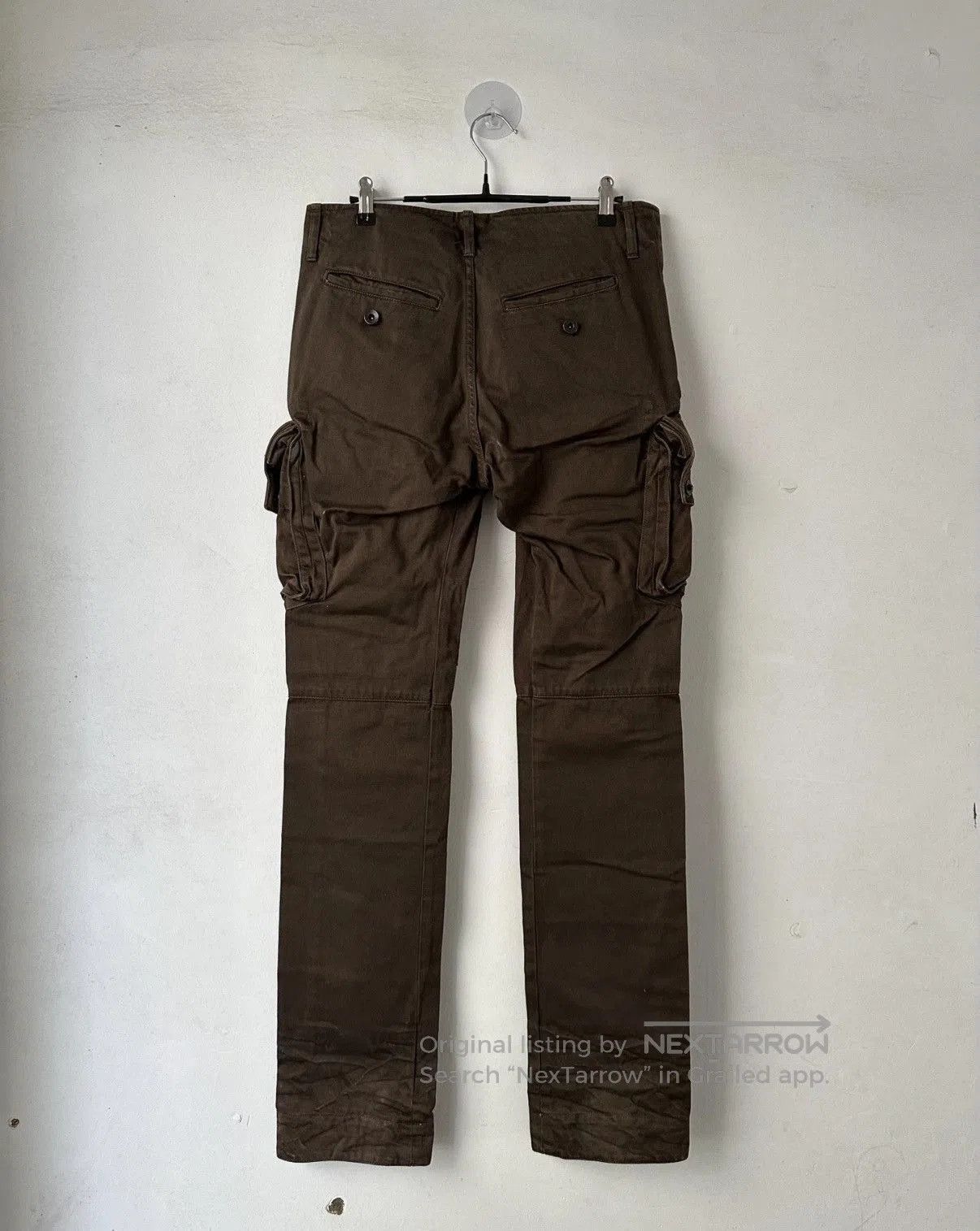 Julius Brown Cargo Pants with Multiple Pockets Size 32. Size US 32 / EU 48 - 3 Thumbnail