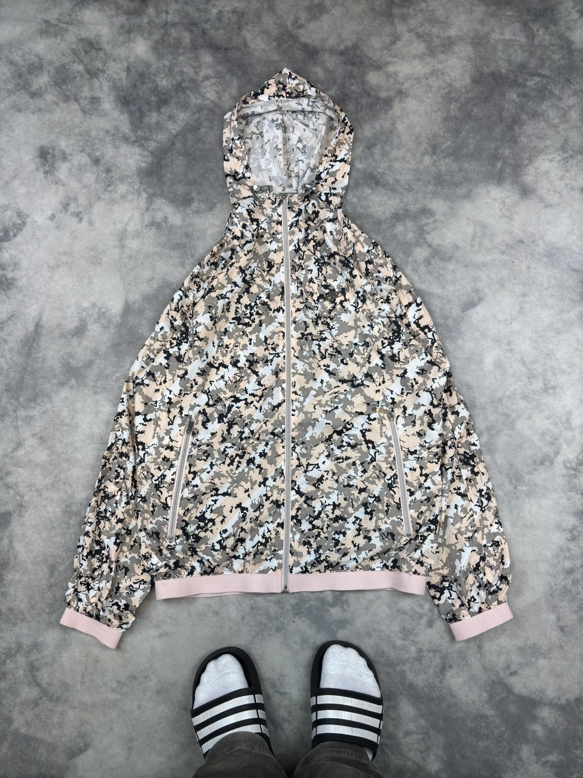 Nike × Vintage Y2K Nike Vintage Camouflage Metal Logo Light Jacket Size US M / EU 48-50 / 2 - 1 Thumbnail