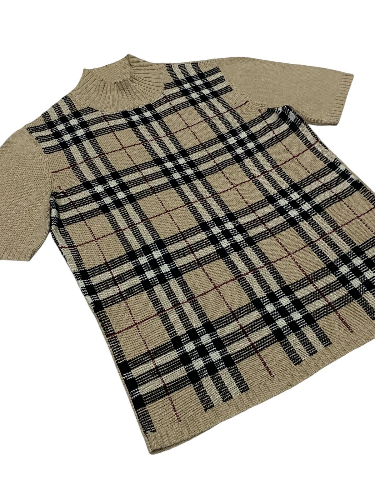 Burberry Burberry London Nove Check Knitwear Sweater Size M / US 6-8 / IT 42-44 - 4 Thumbnail