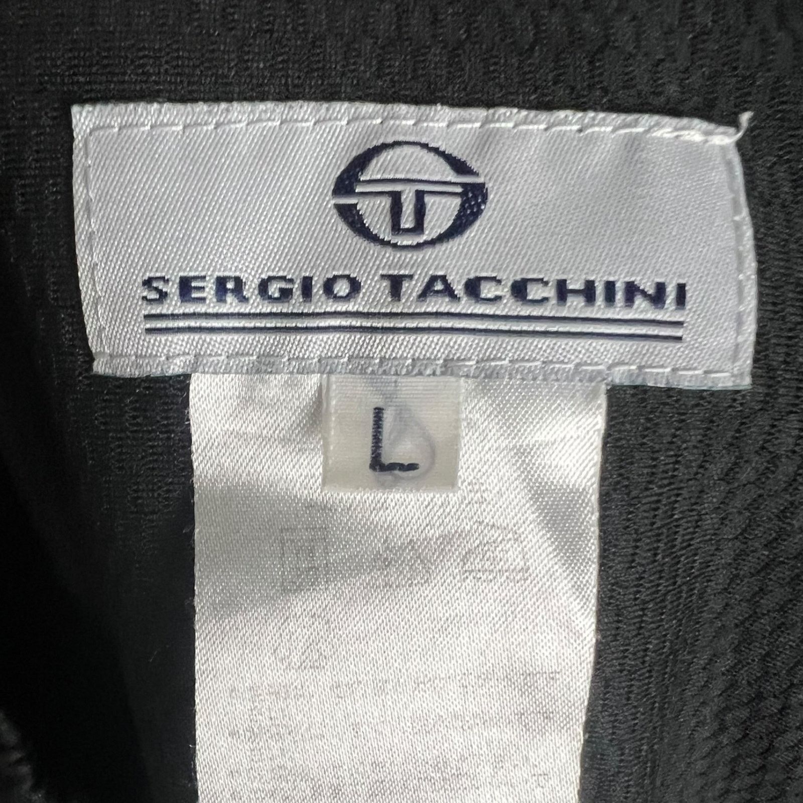 Sergio Tacchini Sergio Tacchini Women's L Black Flared Track Pants Workout Size 30" / US 8 / IT 44 - 5 Thumbnail