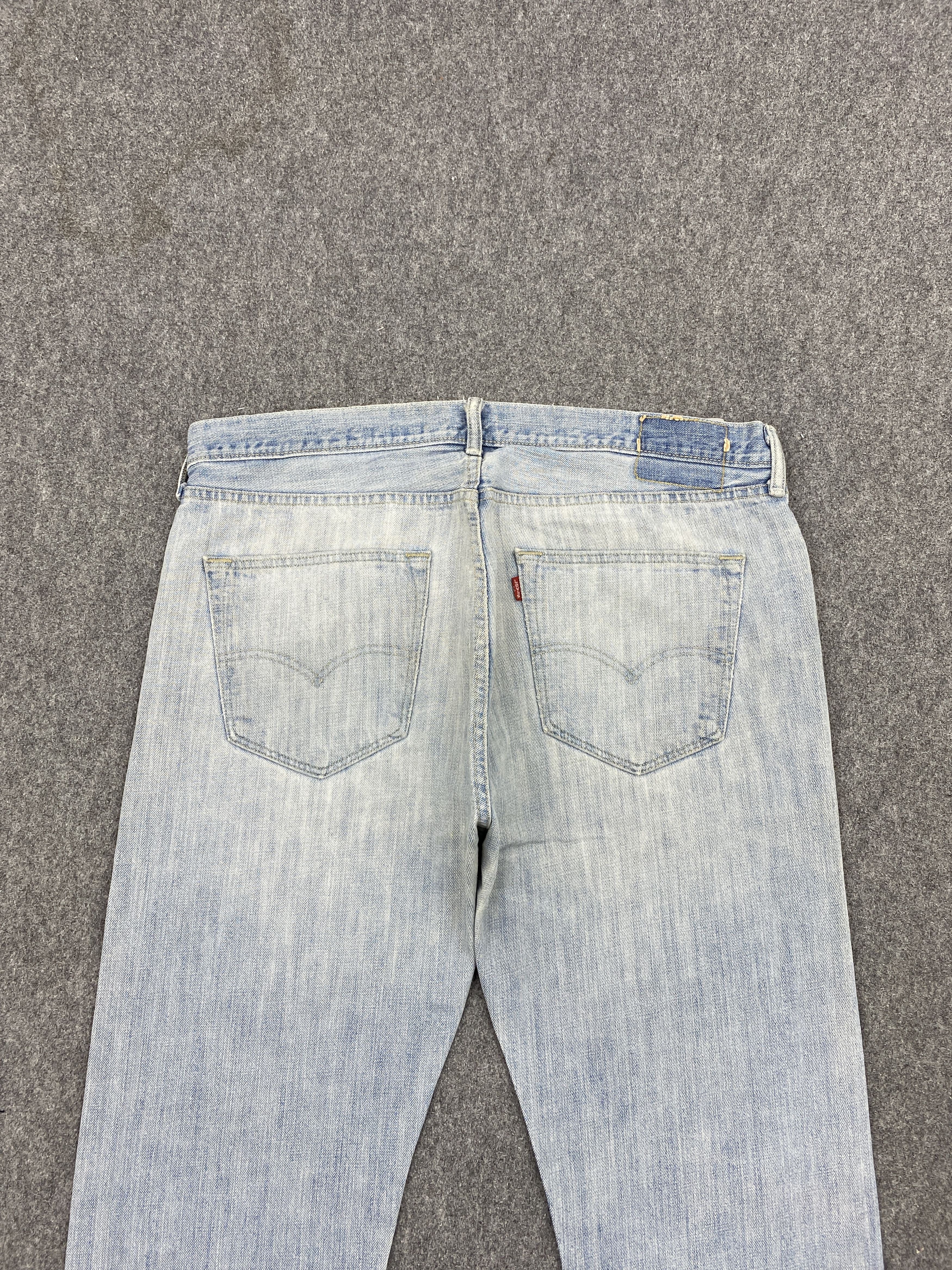 Levi's × Vintage Light Washed Vintage Levis 501 Denim Jeans Size US 38 / EU 54 - 4 Thumbnail