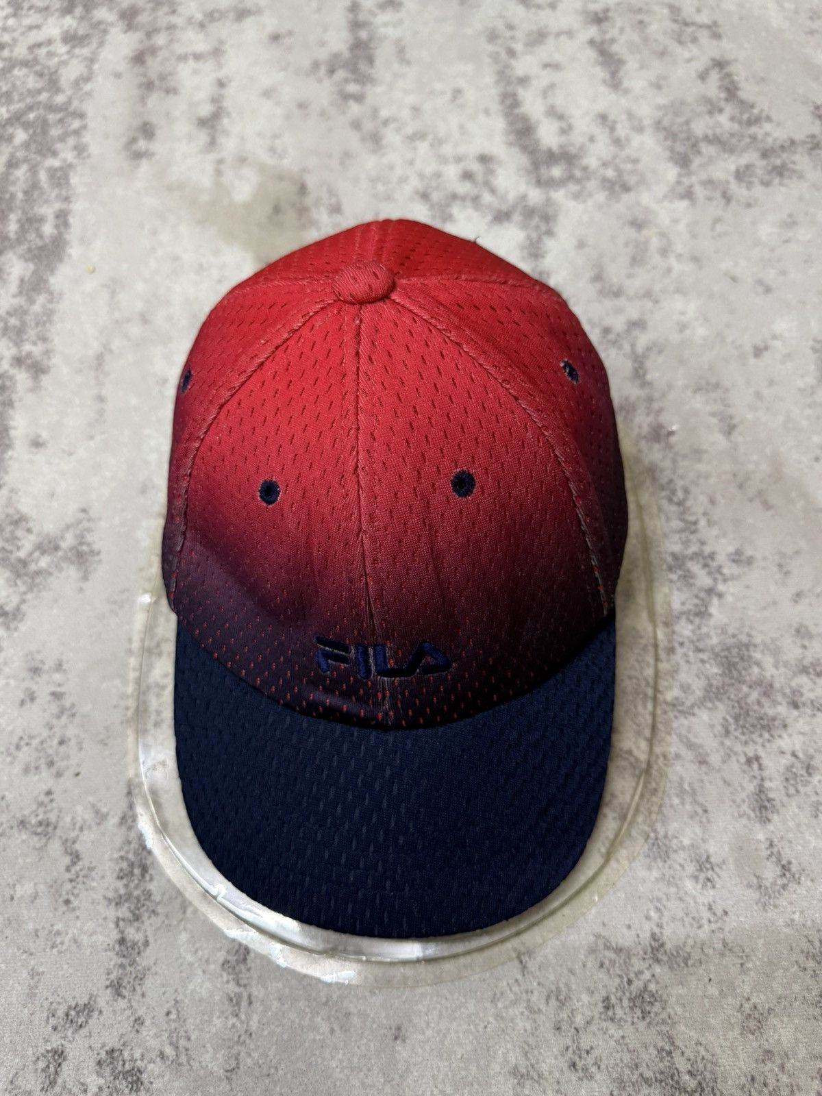 Fila Vintage Fila Two Tone Colour Adjustable Running Cap Size ONE SIZE - 5 Thumbnail