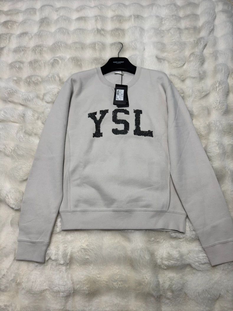 Yves Saint Laurent saint laurent Logo sweatshirt 2501-Nextarrow Size US M / EU 48-50 / 2 - 1 Thumbnail