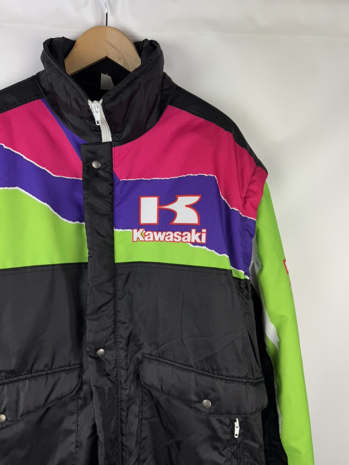 Vintage Kawasaki Vintage Racing Big Logo Transformer Jacket Size US XXL / EU 58 / 5 - 5 Thumbnail