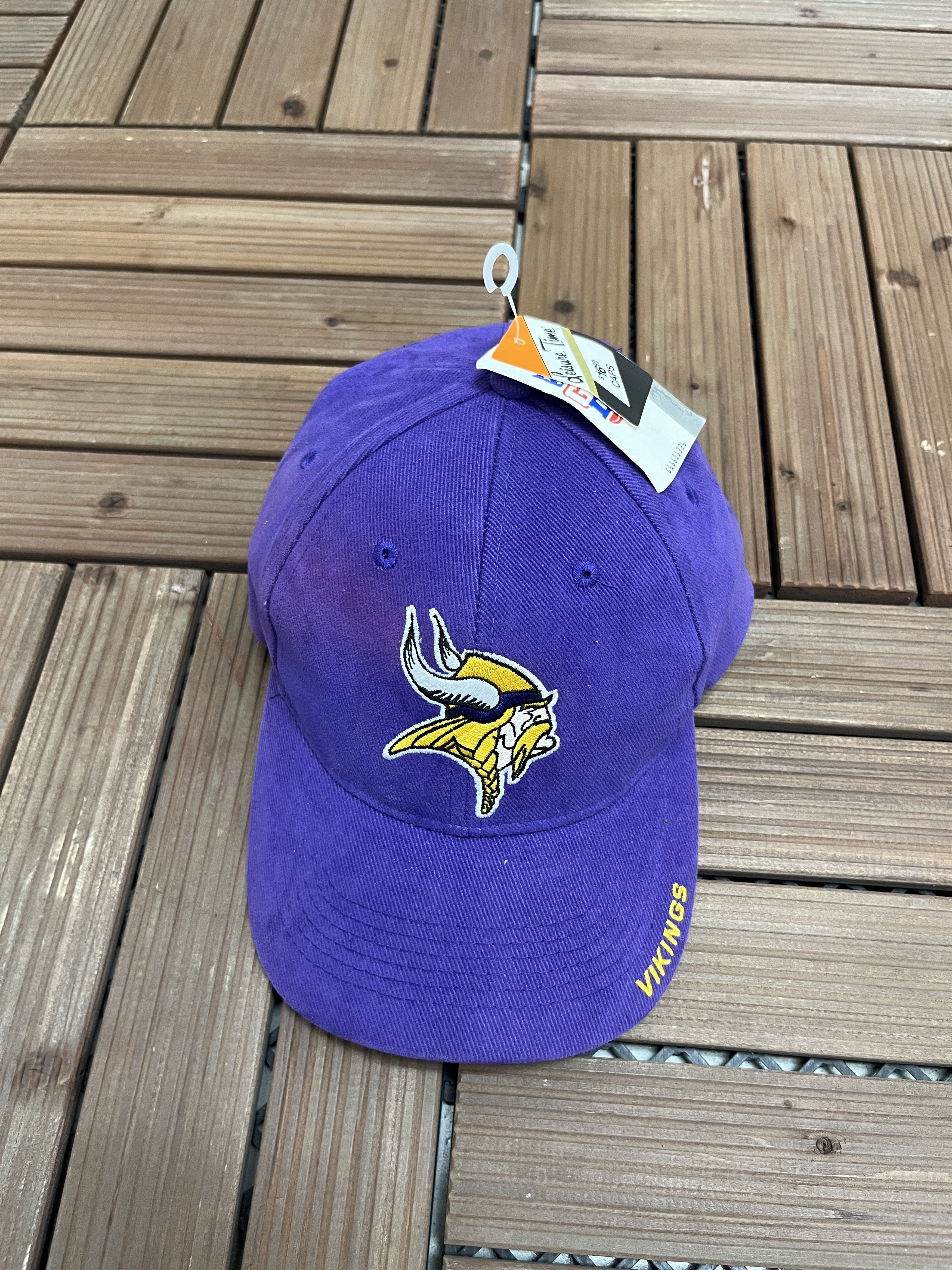 Vintage Minnesota Vikings Vintage Purple Strap Back Hat Cap Size ONE SIZE - 1 Thumbnail