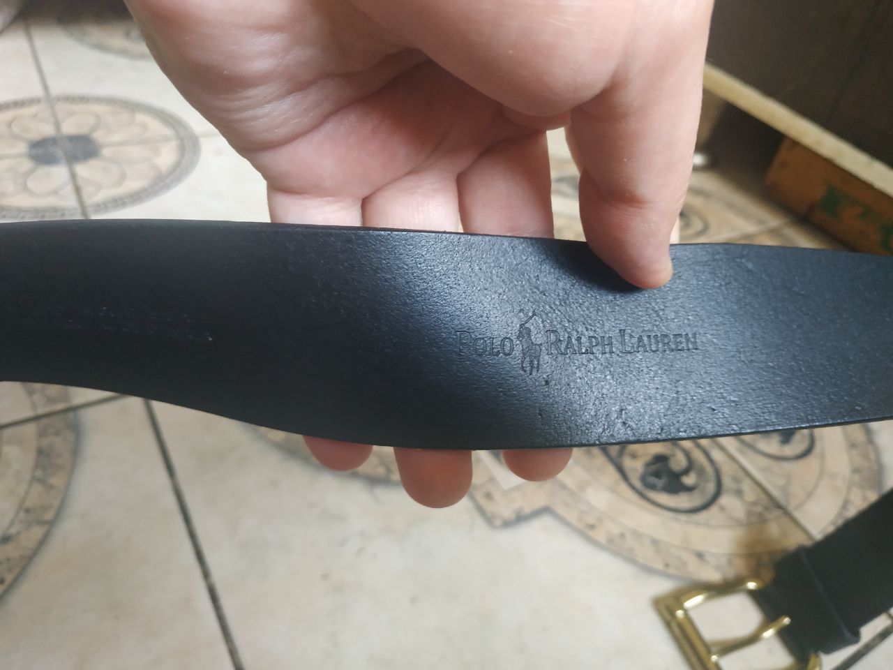Polo Ralph Lauren Polo Ralph Lauren Leather Roller Buckle Belt 36/90 Black Size ONE SIZE - 9 Thumbnail