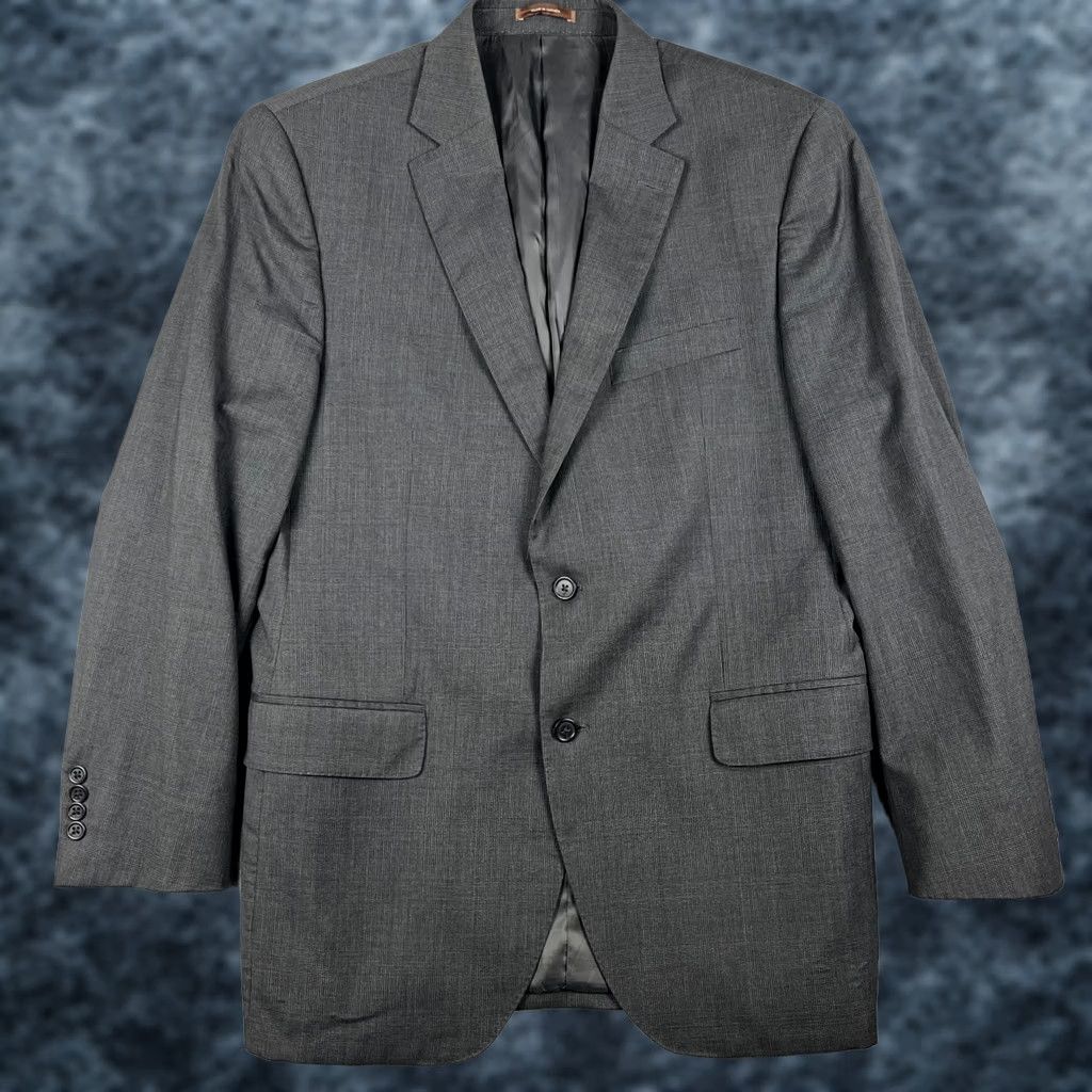 Peter Millar Peter Millar Golf Sport Coat Blazer 42R Mens Grey Wool Suit Jacket Two Button Size 42R - 1 Thumbnail