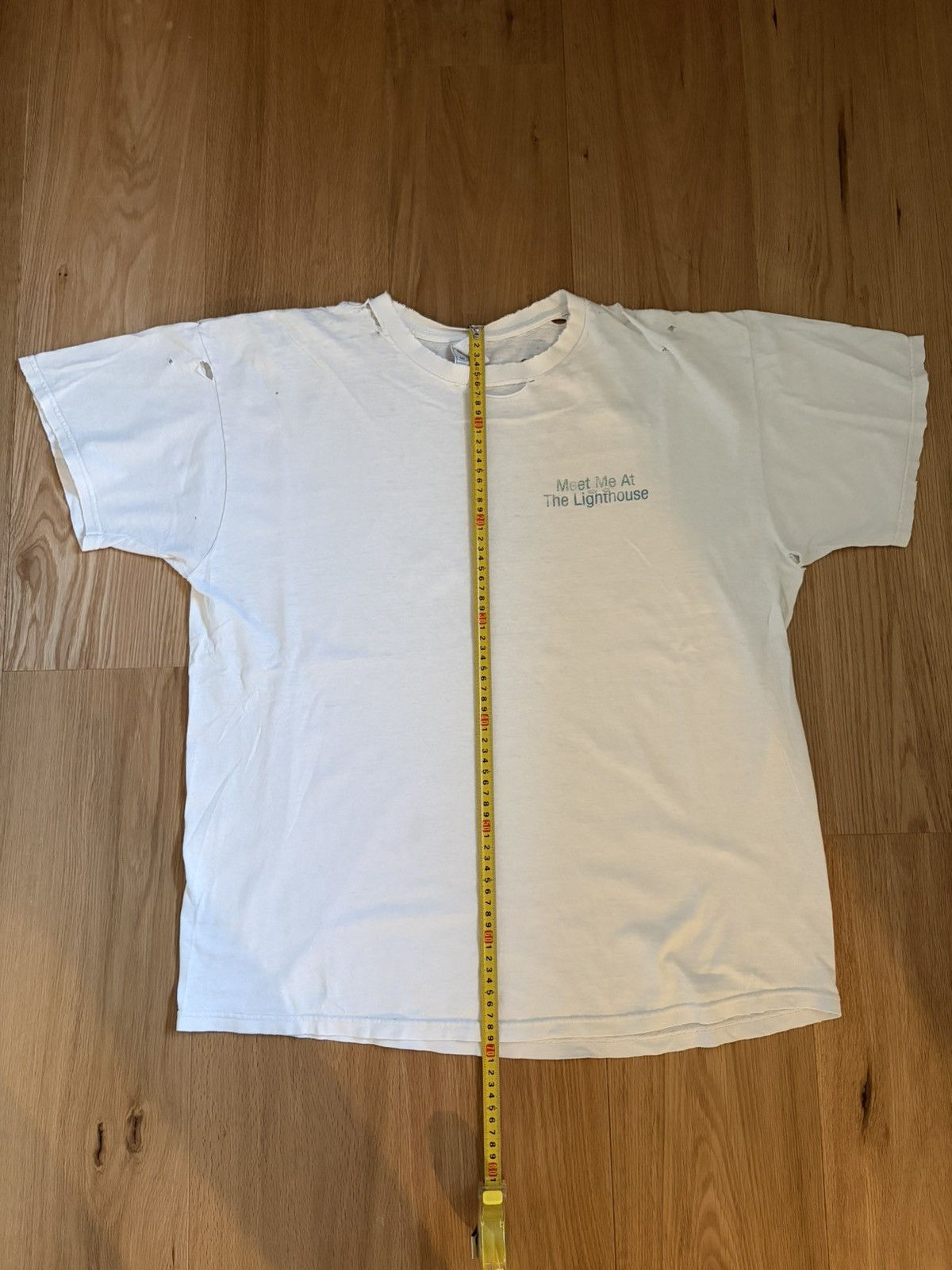 Vintage The Lighthouse Long Island Vintage T-Shirt Fruit of the Loom Size US XL / EU 56 / 4 - 4 Thumbnail