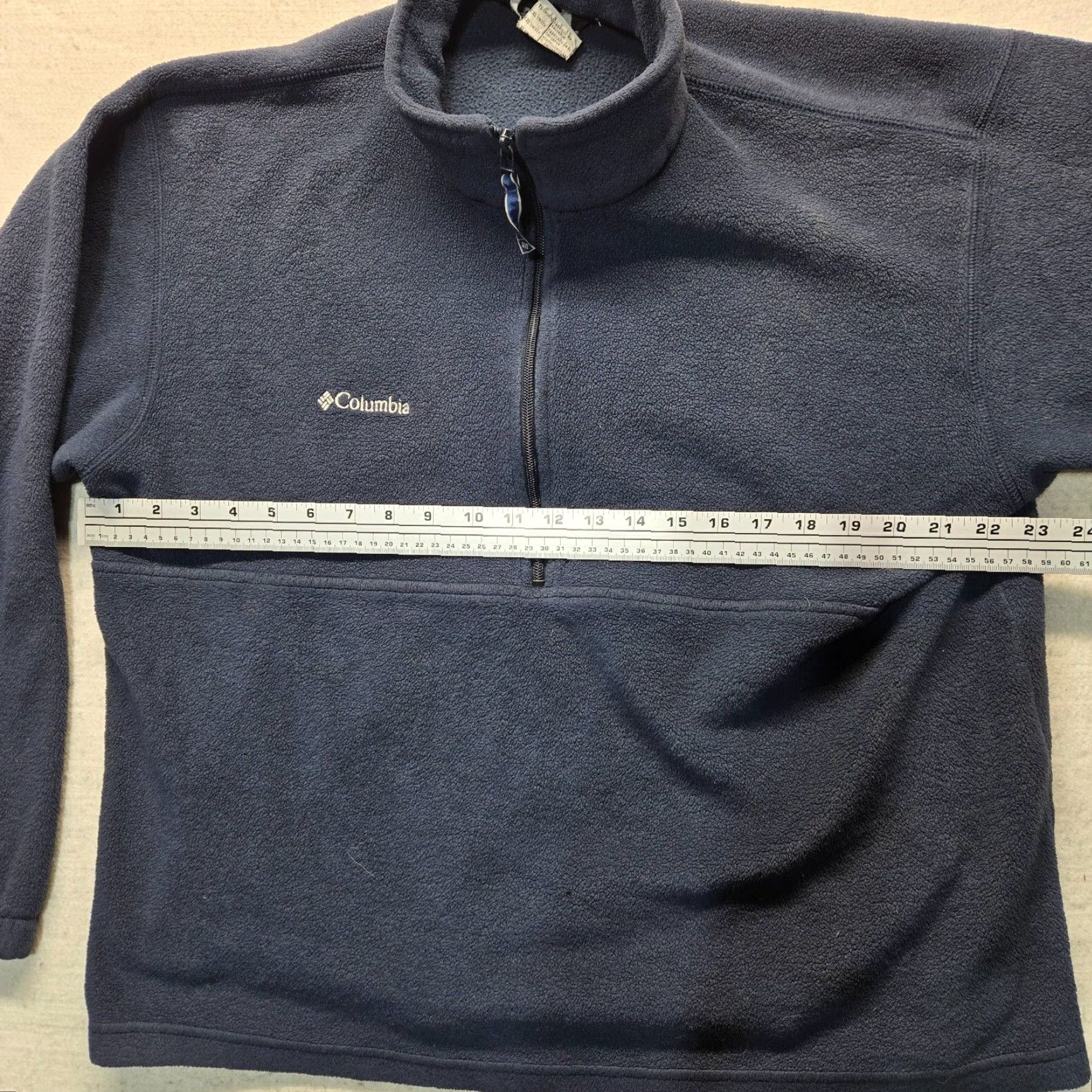Vintage Columbia Jacket Fleece Blue Full Zip Adult Women's XL Extra Large Coat Sweater Womens Size XL / US 12-14 / IT 48-50 - 4 Thumbnail