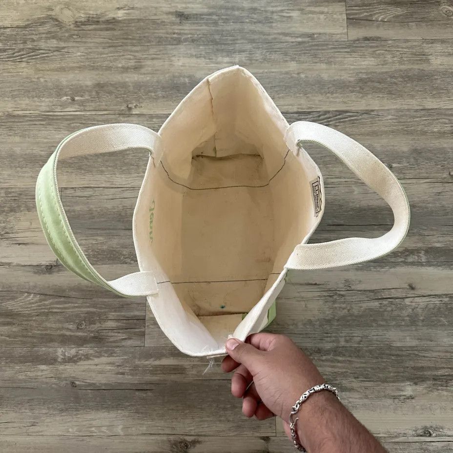 L.L. Bean Vintage L.L. Bean Boat And Tote Green Canvas Tote Bag Size ONE SIZE - 3 Thumbnail