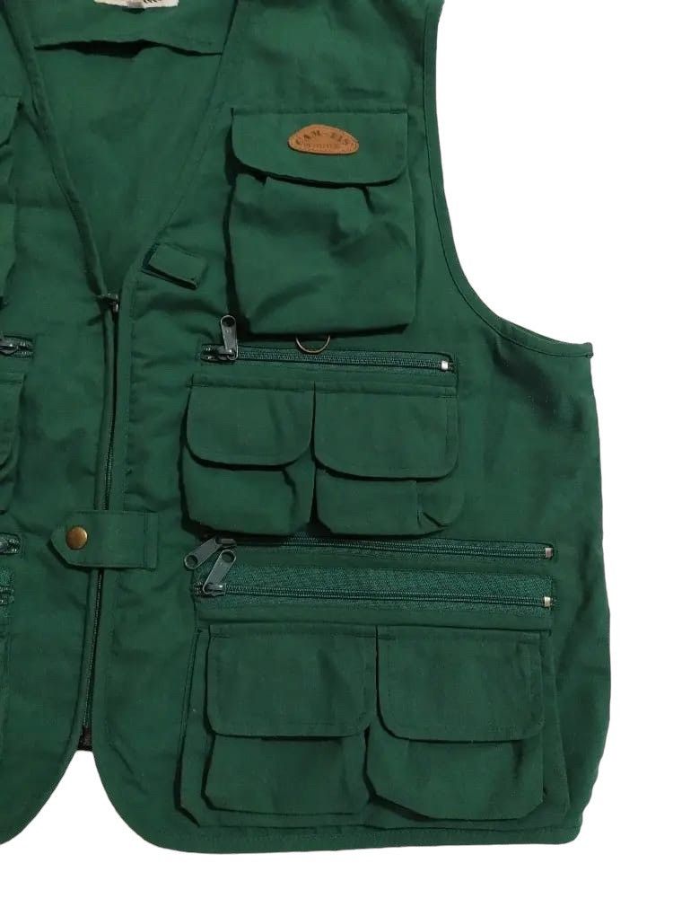Vintage Tactical Parachute Multi Pocket Vest CAMFIS Japanese Brand Size US XL / EU 56 / 4 - 7 Thumbnail
