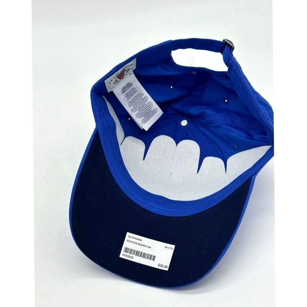 Vintage USGA Hats Mens OSFA Blue U.S Open 2020 Winged Foot Baseline Cap Strapback NEW Size ONE SIZE - 5 Thumbnail