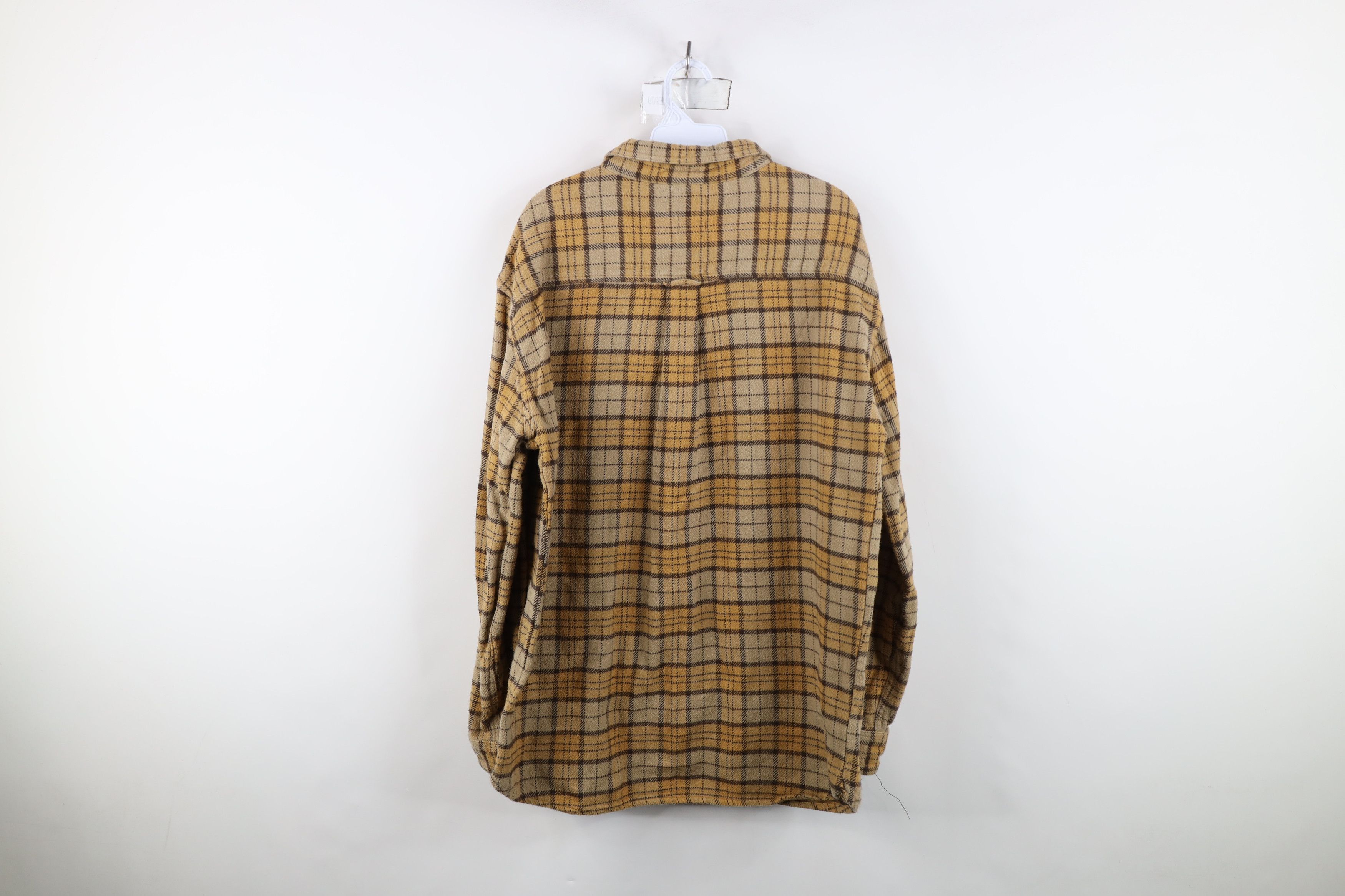 Vintage Vintage 90s Streetwear Flannel Button Shirt Plaid Size US XL / EU 56 / 4 - 10 Thumbnail