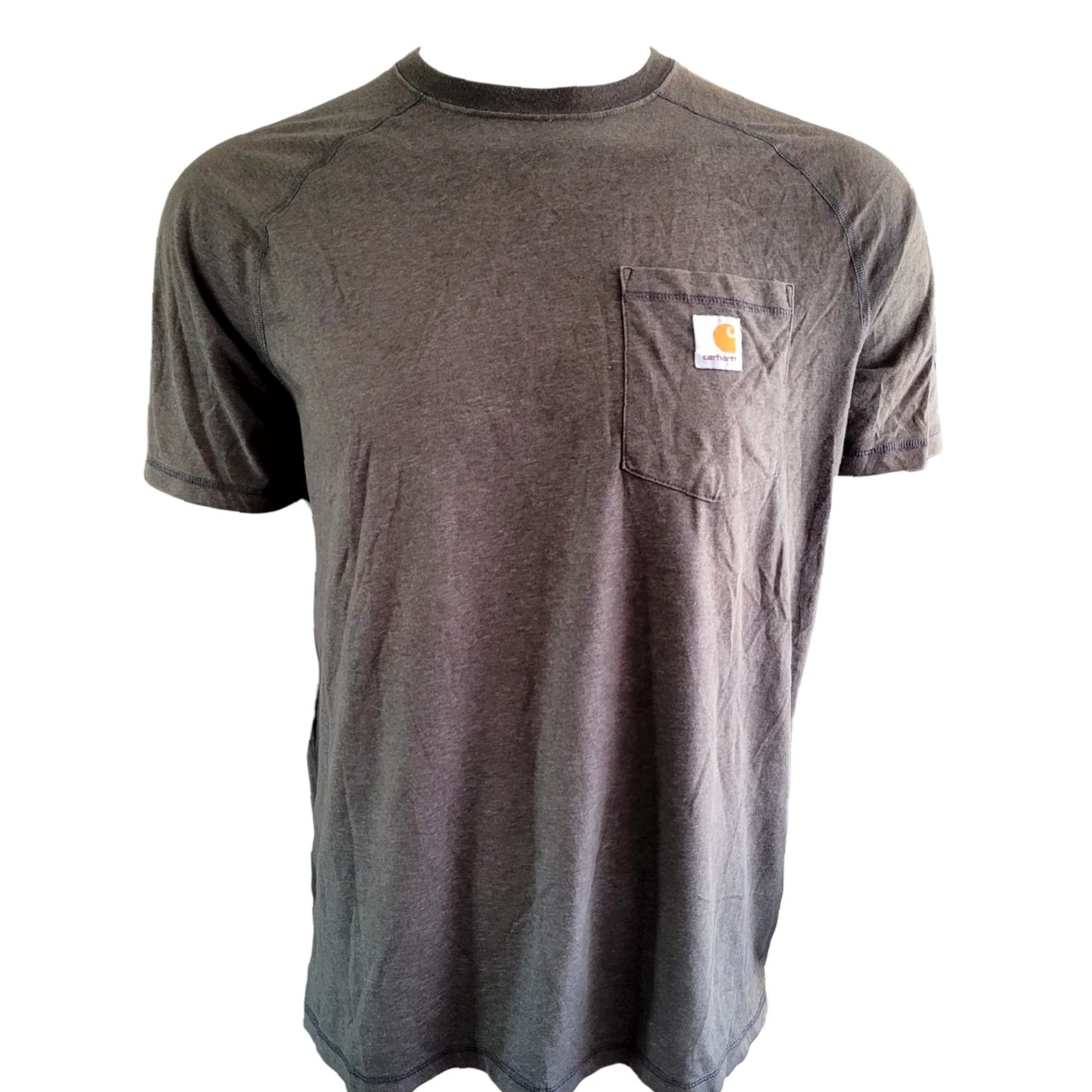 Carhartt Carhartt Dark Gray T-Shirt | Relaxed Fit Tee with Force Logo Mens L Dark Grey Logo Pocket Size US L / EU 52-54 / 3 - 2 Thumbnail
