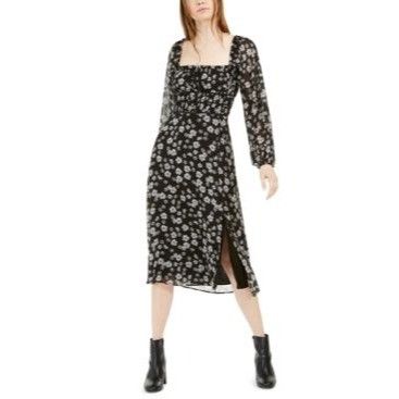 Other LEYDEN Daisy Print Smocked Midi Dress, Black Daisy, Size M Size M / US 6-8 / IT 42-44 - 1 Thumbnail