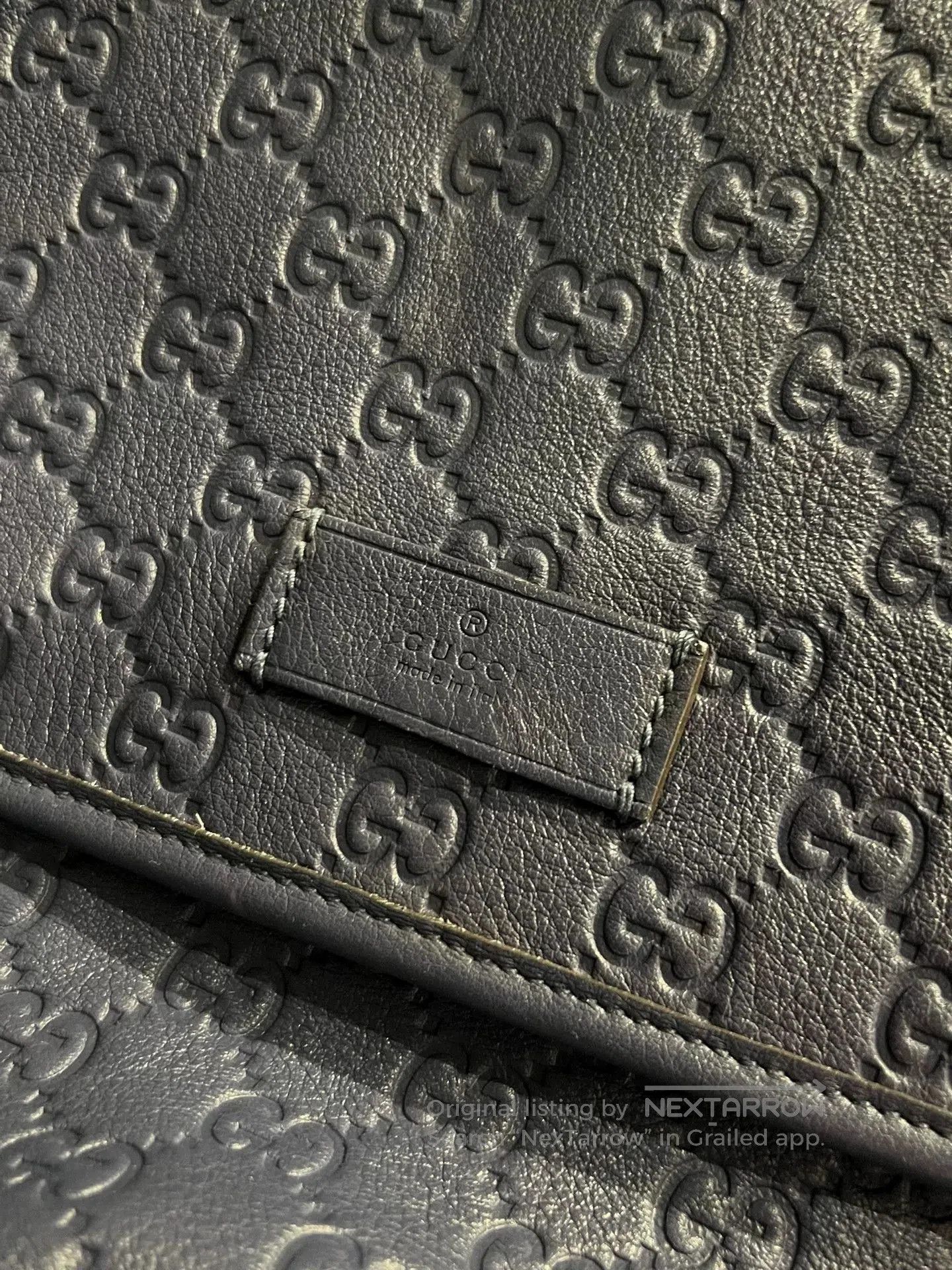 Gucci Gucci GG Logo Embossed Leather Flap Crossbody Bag. Size ONE SIZE - 5 Thumbnail