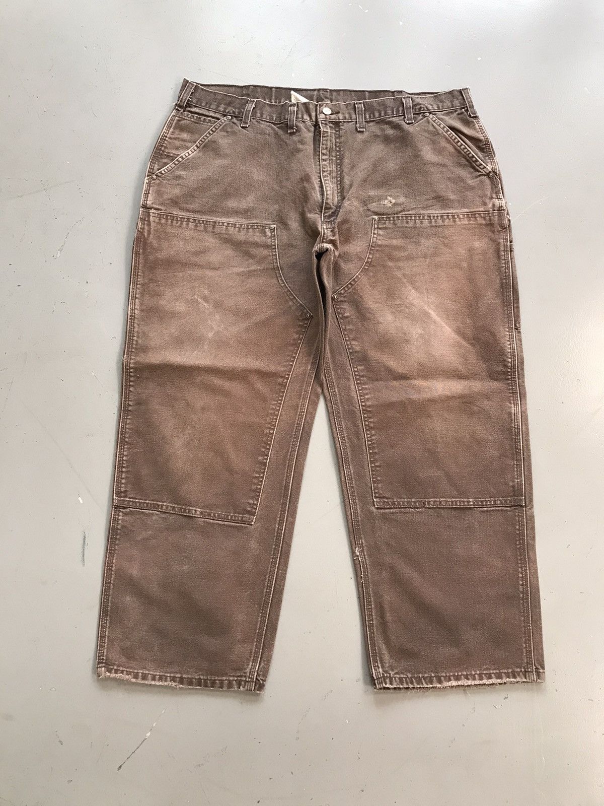 Vintage Carhartt B136 DKB double knee carpenter denim