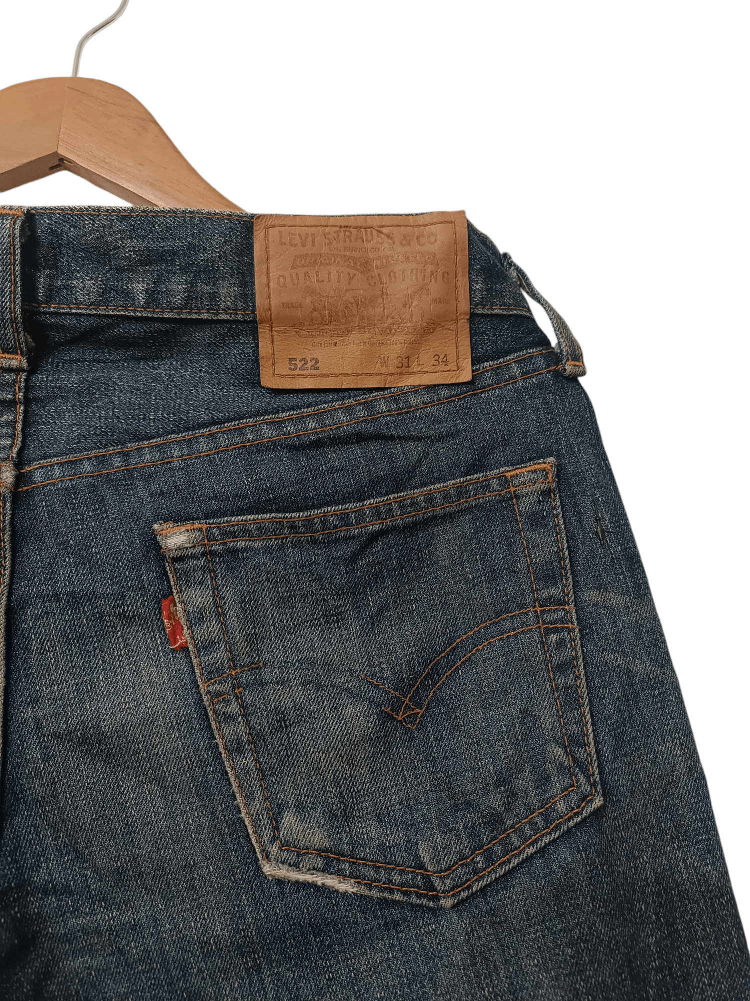 Levi's Vintage Clothing Vintage Levi's 522 denim Size US 31 - 3 Thumbnail