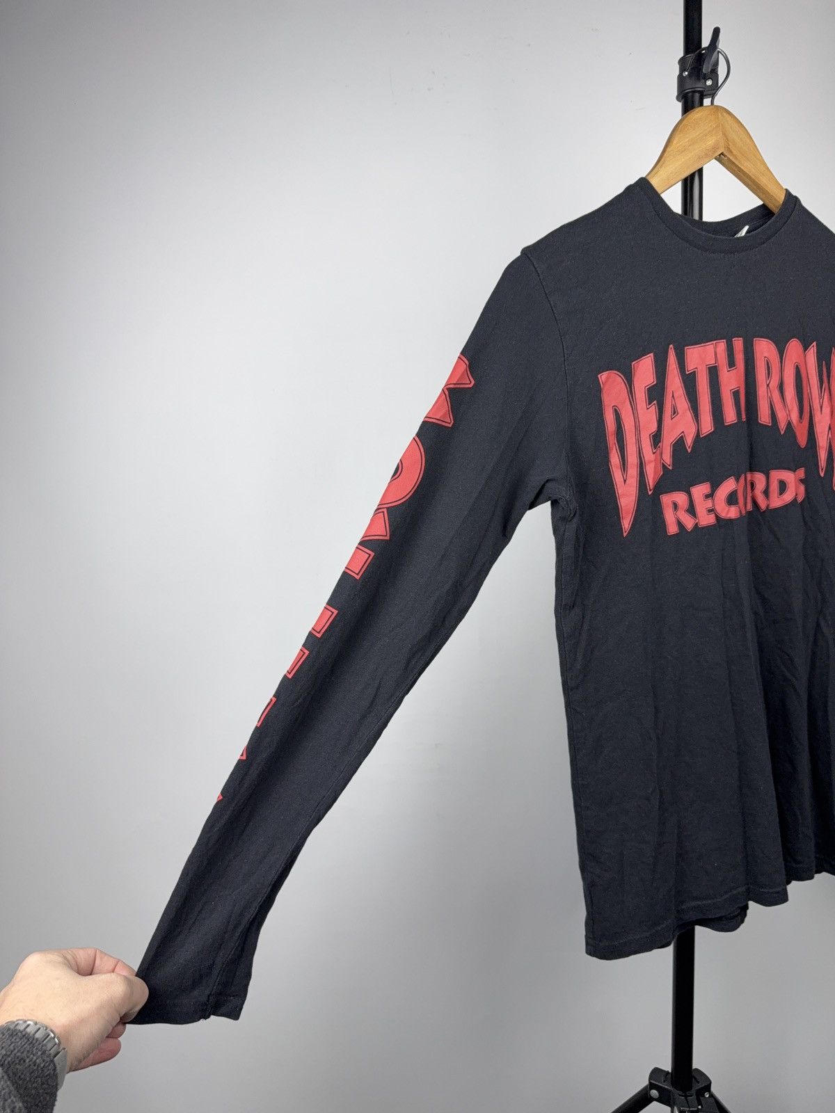 Band Tees 00s Death Row Records Long Sleeve Tee Classic Rap Logo Size US XS / EU 42 / 0 - 7 Thumbnail