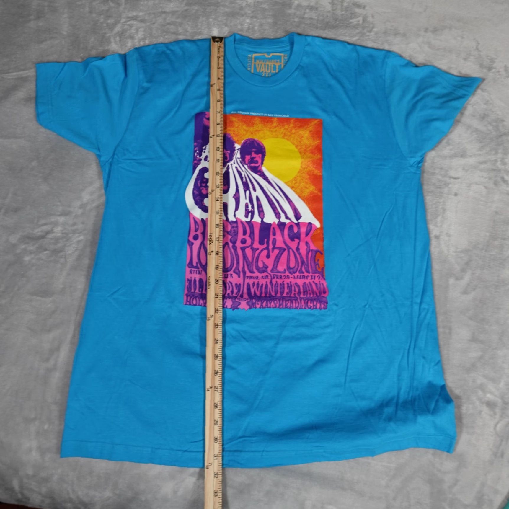 Vintage VINTAGE Wolfgangs Vault Band T-Shirt Men's 2XL Cotton Blue Short Sleeve Crew Neck Music Concert Size US XXL / EU 58 / 5 - 8 Thumbnail