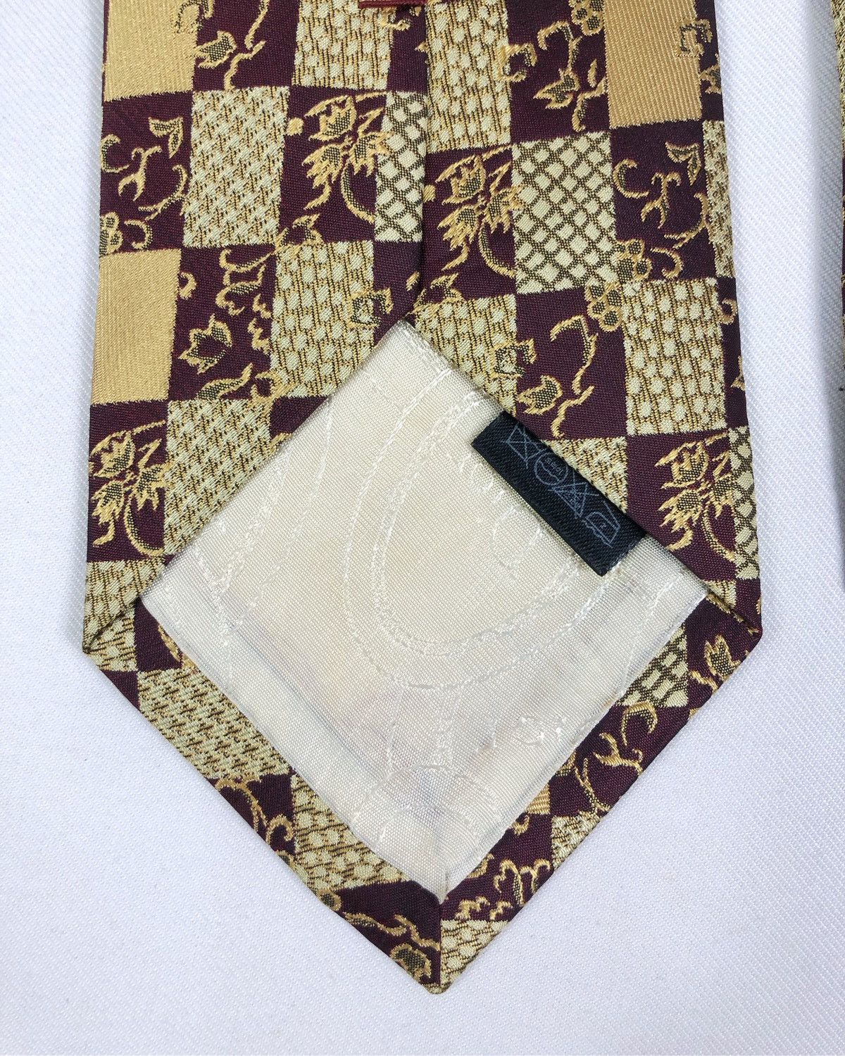 Christian Dior Monsieur Rare Vintage Christian Dior Monsieur Floral Silk Tie Size ONE SIZE - 6 Thumbnail