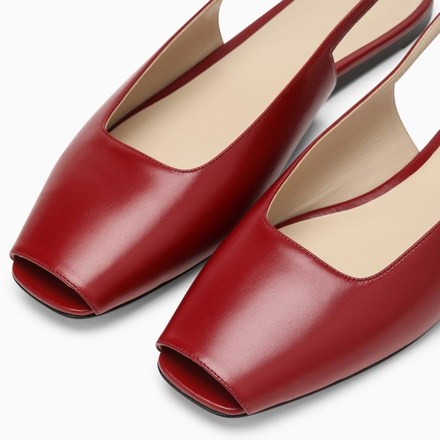 Le Monde Beryl o1d2blof0824 Low Leather Sandal in Red Size US 7.5 / IT 37.5 - 5 Thumbnail