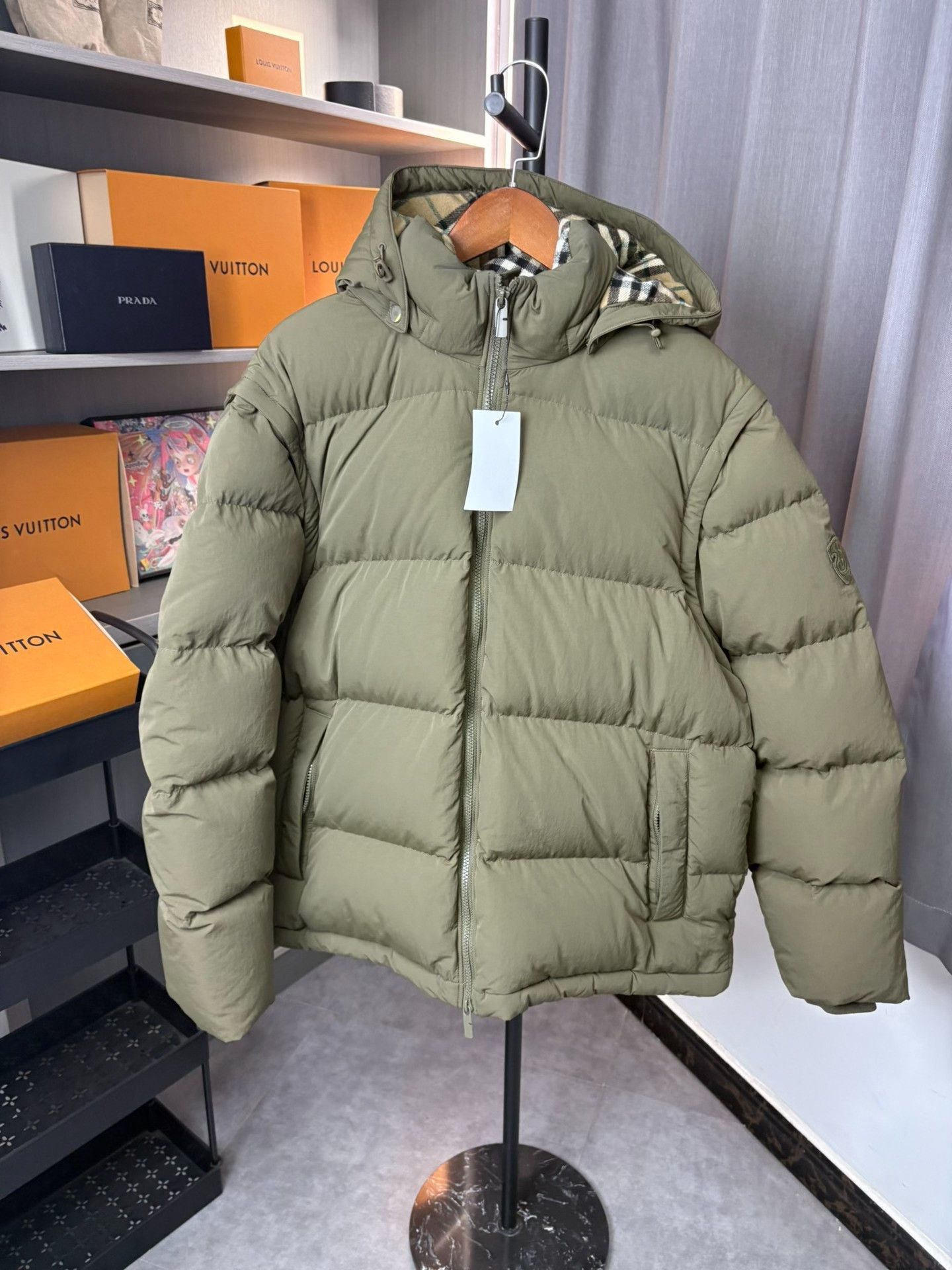 Burberry Burberry Down Green Heavy Coat XXL Men Size US XXL / EU 58 / 5 - 1 Thumbnail