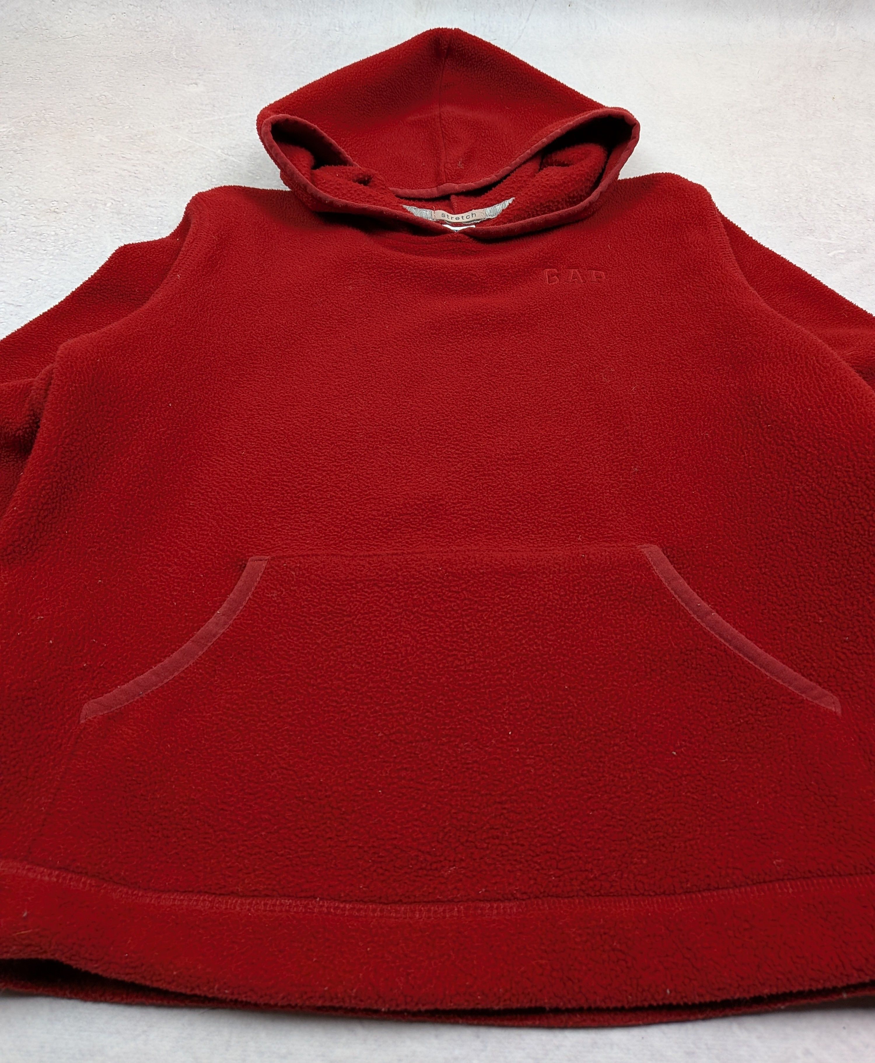 Gap GAP Factory Store Burgundy Fleece Hoodie Embroidered Size S Size S / US 4 / IT 40 - 4 Thumbnail