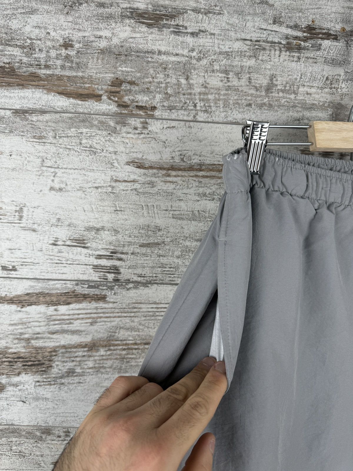 Nike × Vintage Mens Vintage Nike drill pants swoosh sweatpants y2k rare Size US 34 / EU 50 - 7 Thumbnail