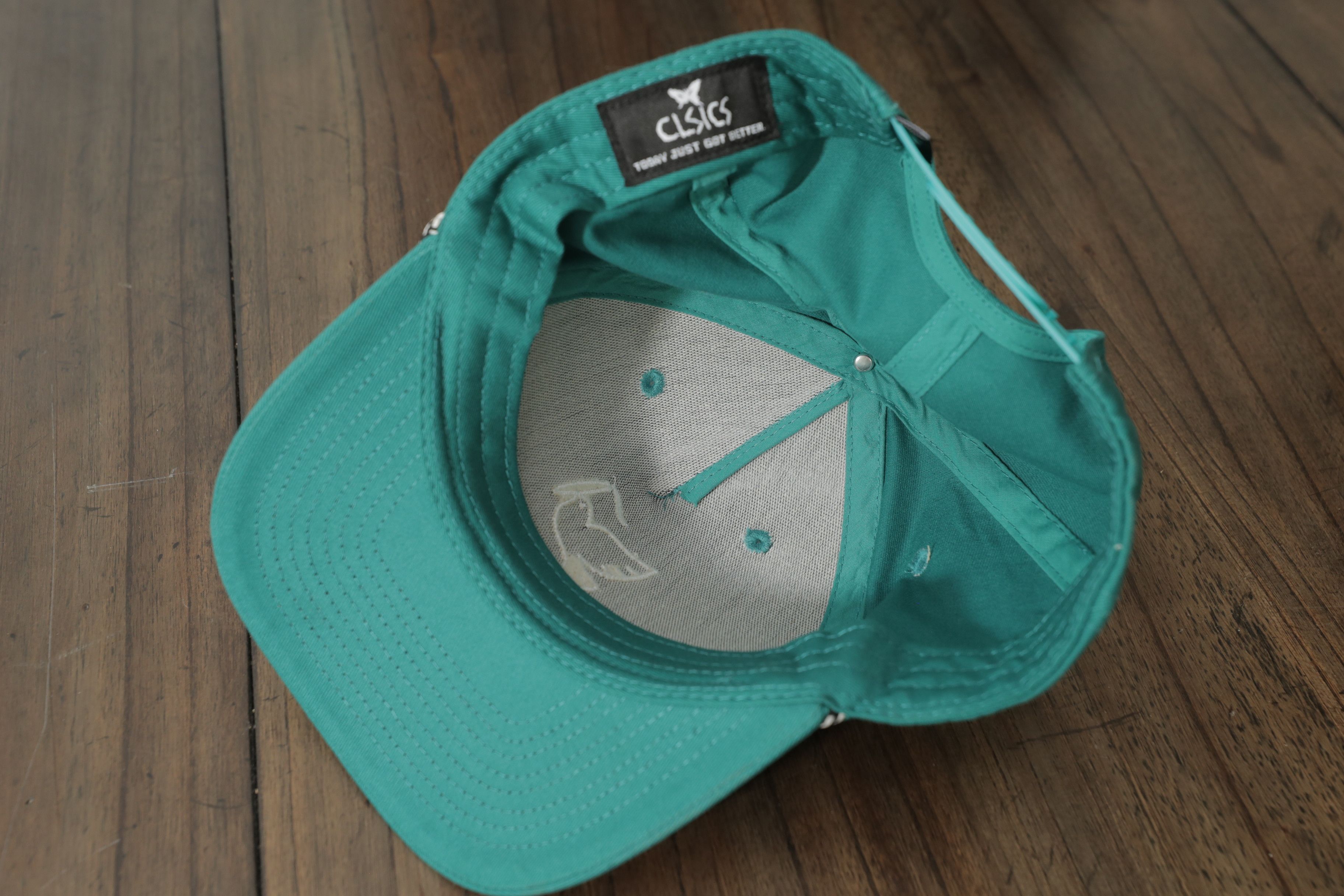 Other CLSICS World Peace Teal Hat (OS) Size ONE SIZE - 8 Thumbnail