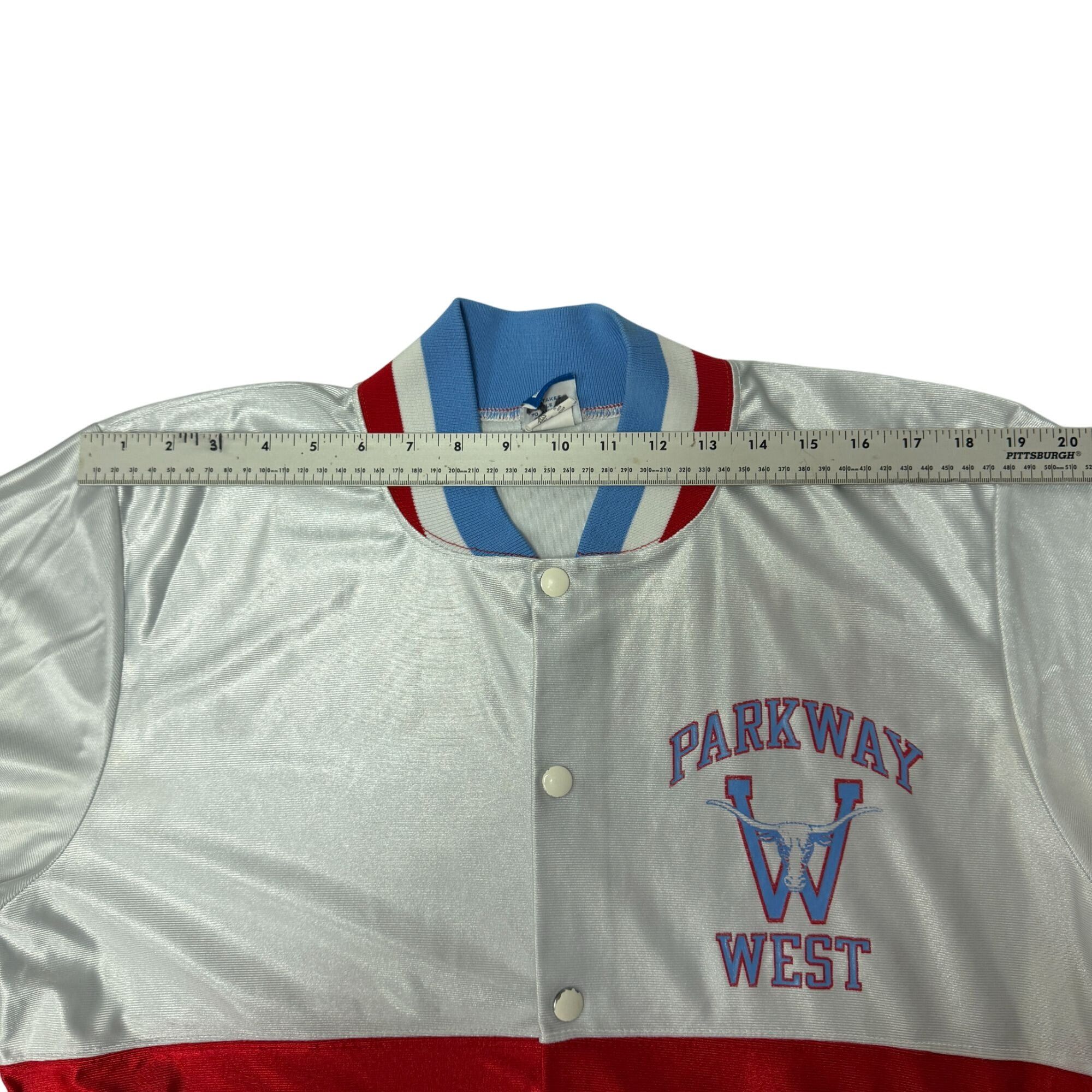 Champion 90's Champion SHINY Parkway West LONGHORNS Coaches Jacket Size US L / EU 52-54 / 3 - 11 Thumbnail