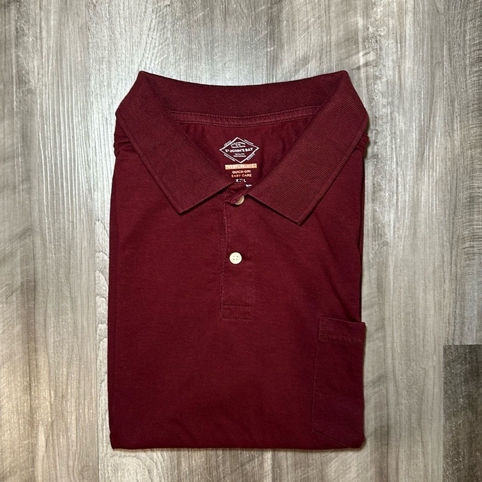 St. Johns Bay St. John’s Bay Performance Quick-Dri Easy Care Polo - 2XL Size US XXL / EU 58 / 5 - 1 Thumbnail
