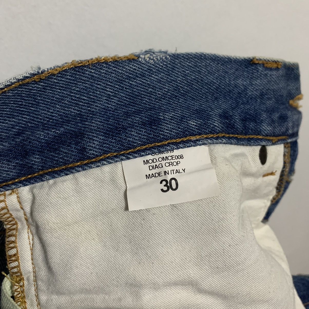 Off-White Off-White "Cropped Fit" OG Diagonal Stripe Denim Jeans Size US 30 / EU 46 - 16 Thumbnail