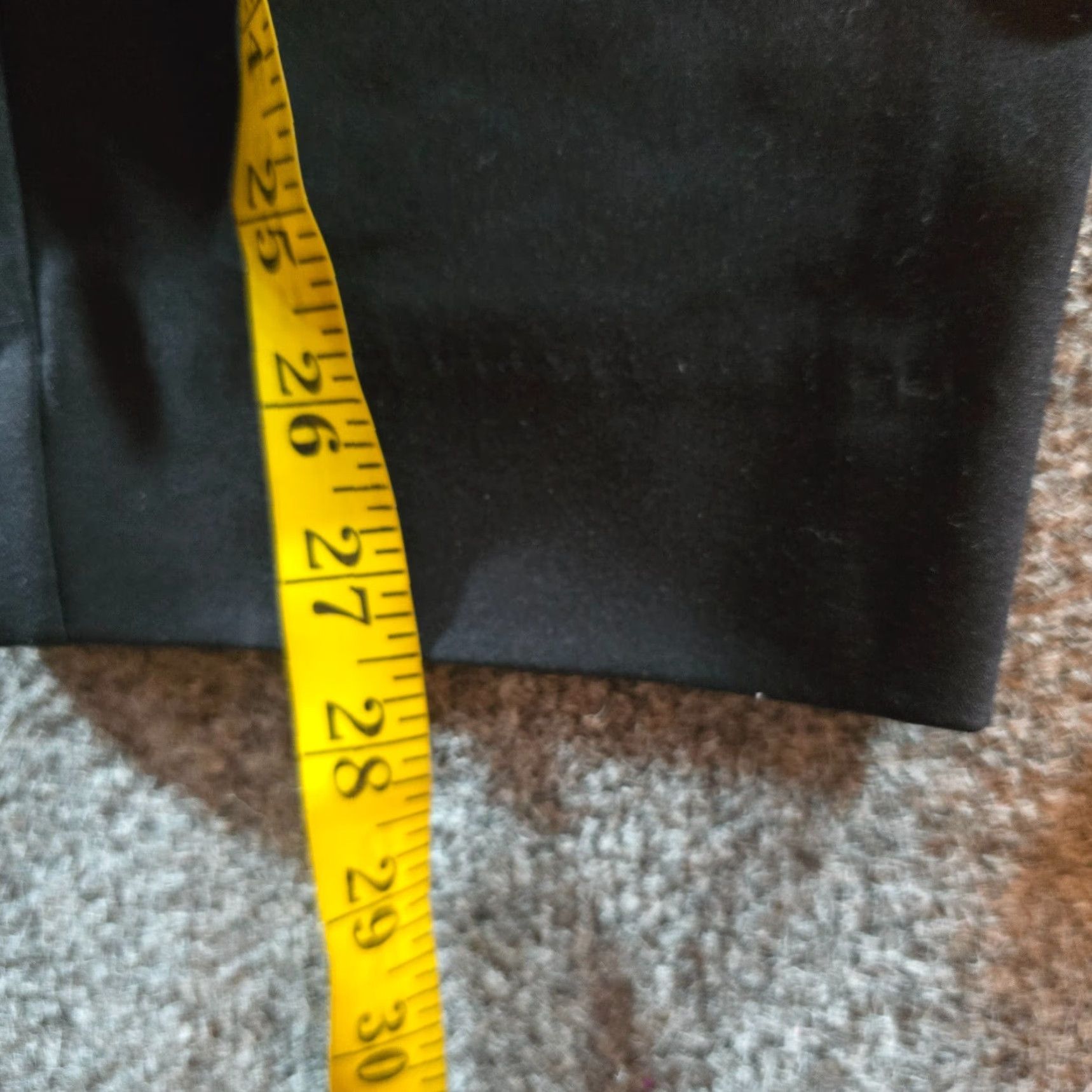 Vintage Soma Pants Women Size Small Black Ponte Straight Leg Stretch Dress Pants Capsule Basic Size 28" / US 6 / IT 42 - 6 Thumbnail