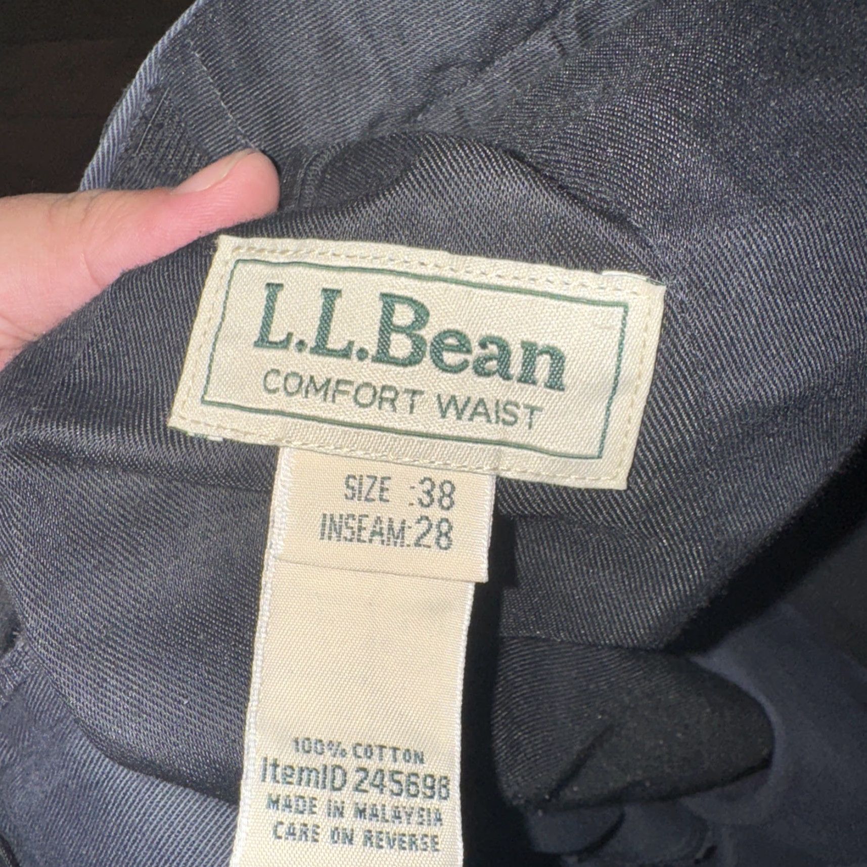 Vintage VINTAGE L.L. Bean Comfort Waist Chino Pants Men 38 Regular Blue 29 Inseam Men’s Pants Comfort Waist Vintage Blue Chino Size US 38 / EU 54 - 6 Thumbnail