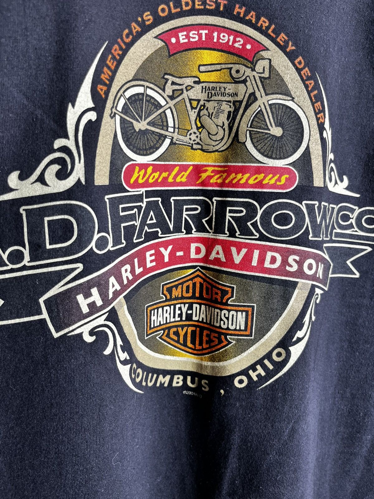 Harley Davidson × Vintage Harley Davidson world famous t shirt USA vintage Size US XL / EU 56 / 4 - 4 Thumbnail