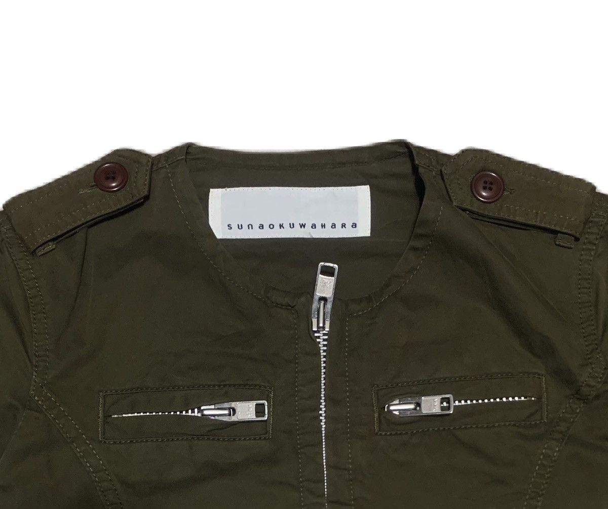 Sunao Kuwahara Issey Miyake Sunao Kuwahara Cropped Jacket Army Green Size M / US 6-8 / IT 42-44 - 5 Thumbnail