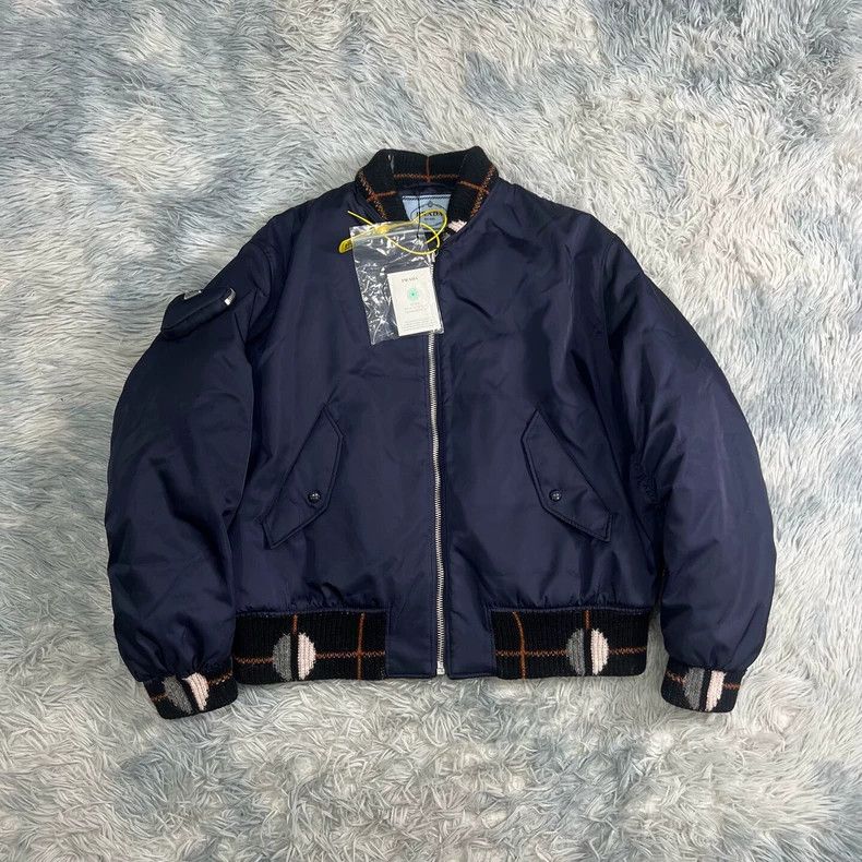 Prada Prada By Raf Simons Nylon Bomber Jacket - dmc Size US M / EU 48-50 / 2 - 1 Thumbnail