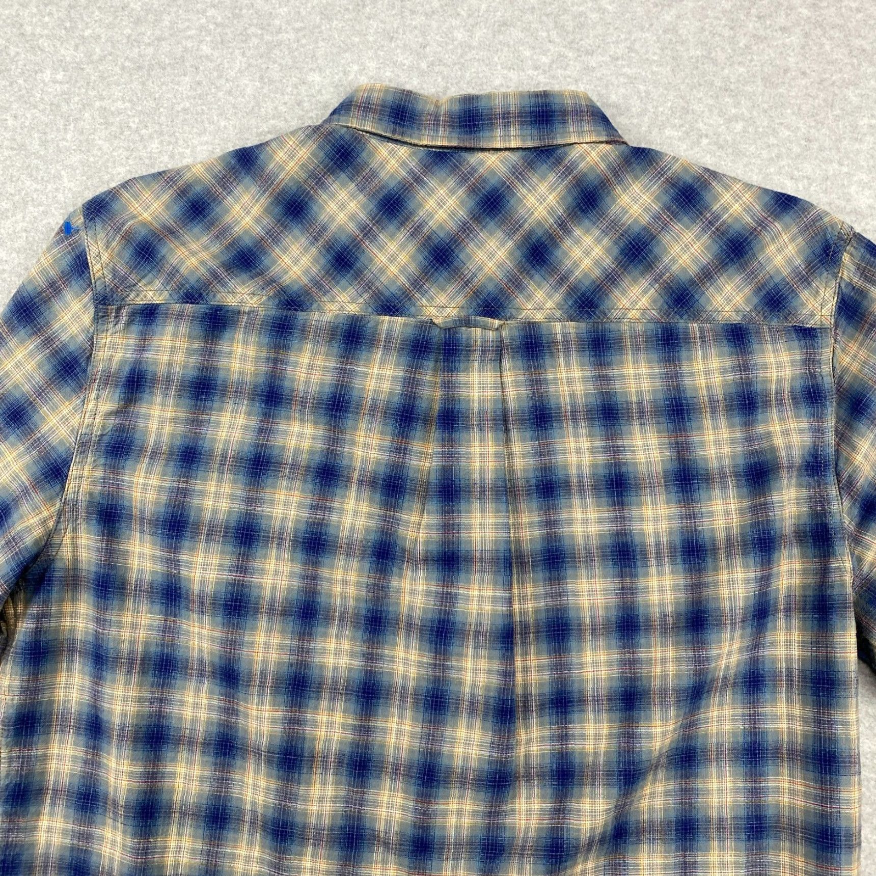 Carbon Carbon2Cobalt Shirt Mens Large L Multicolor Plaid Long Sleeve Button-Up Flannel Size US L / EU 52-54 / 3 - 6 Thumbnail