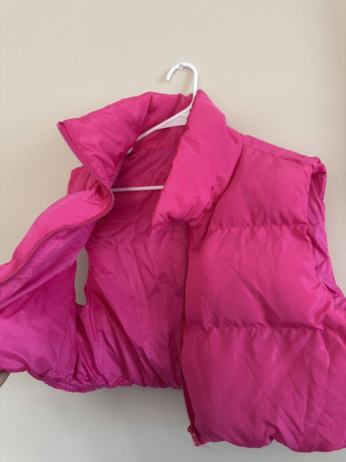 Other Hot Pink Puffer Vest Size L / US 10 / IT 46 - 3 Thumbnail