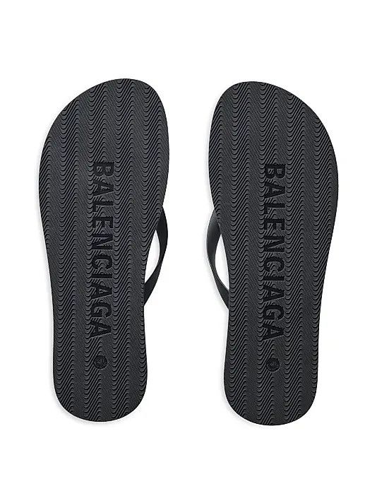Balenciaga os11x0126 Thong Sandals in Black Size US 11 / IT 41 - 7 Thumbnail