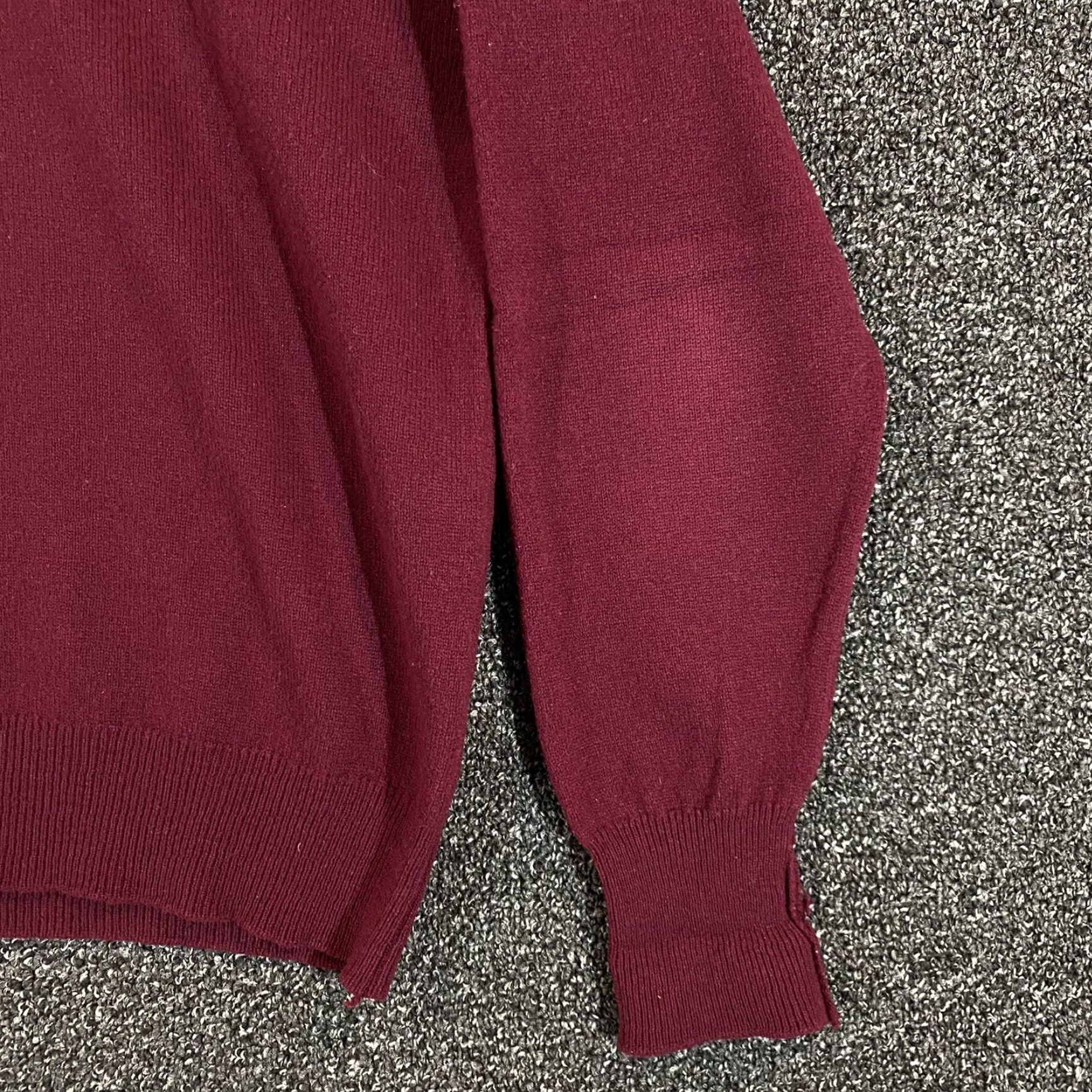 Vintage VINTAGE LL BEAN Sweater Mens XL Red Burgundy Lambs Wool Knit Pullover Jumper Grandpa L/S Size US XL / EU 56 / 4 - 6 Thumbnail