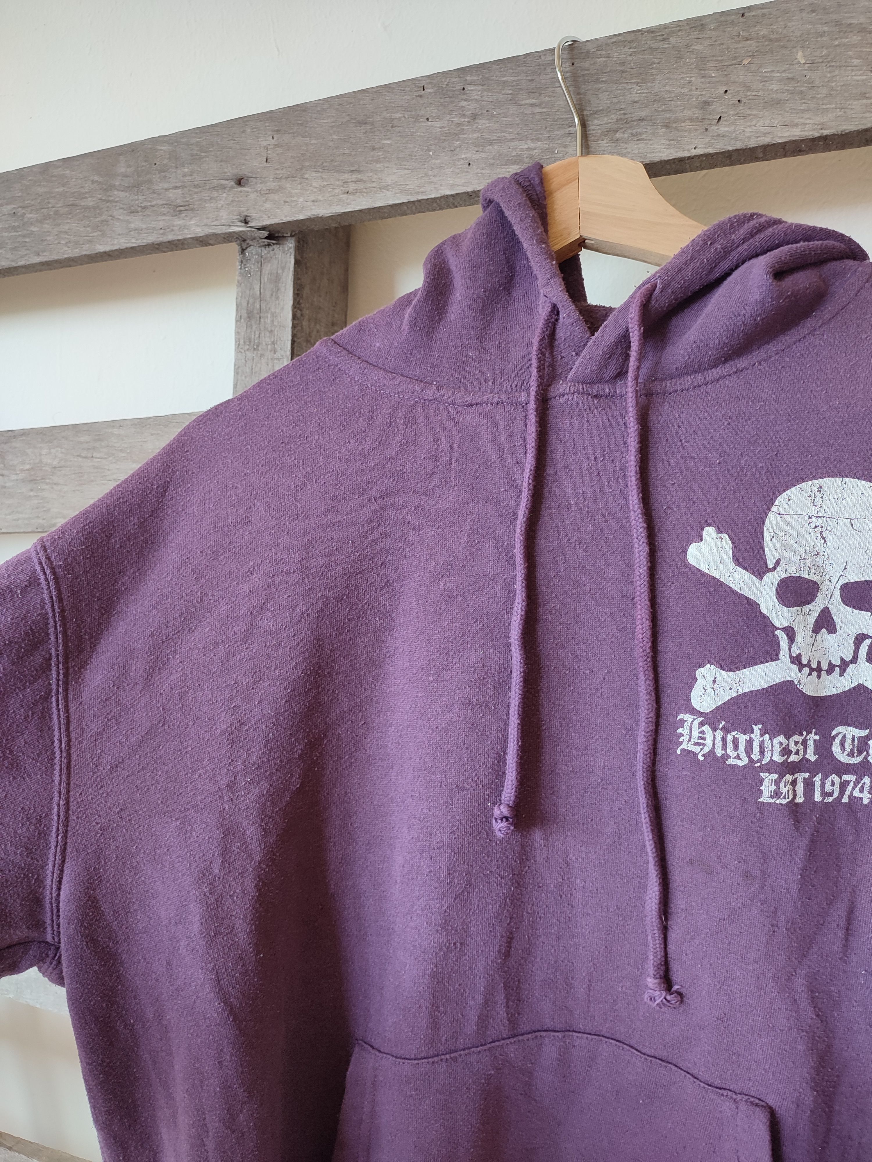 If Six Was Nine × Japanese Brand × Vintage VINTAGE BIGHEST CRUMP CROSSBONE HOODIE Size US L / EU 52-54 / 3 - 3 Thumbnail