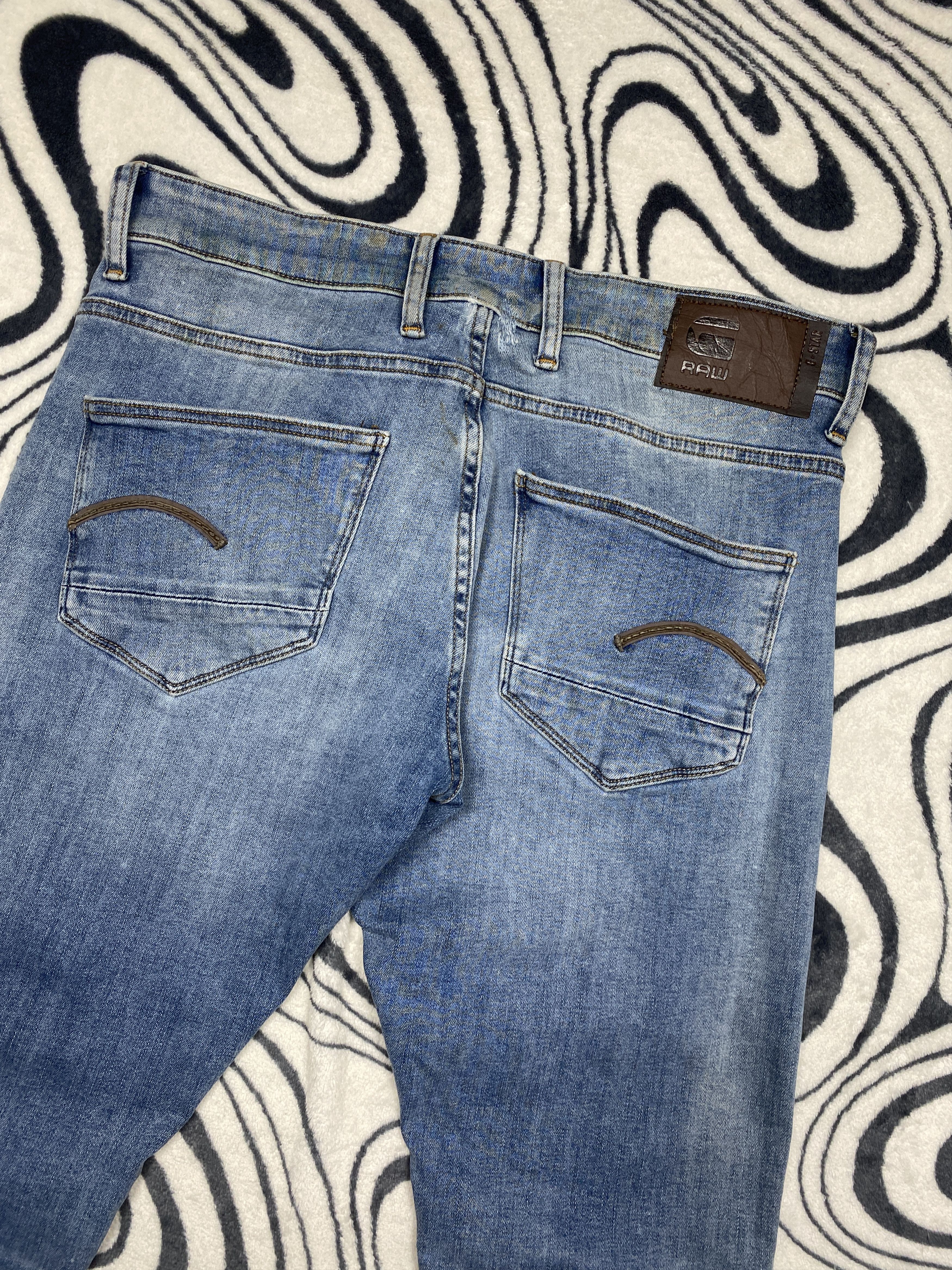 G-Star G Star Raw Mens Revend Skinny Denim Pants Jeans Size US 31 - 2 Thumbnail