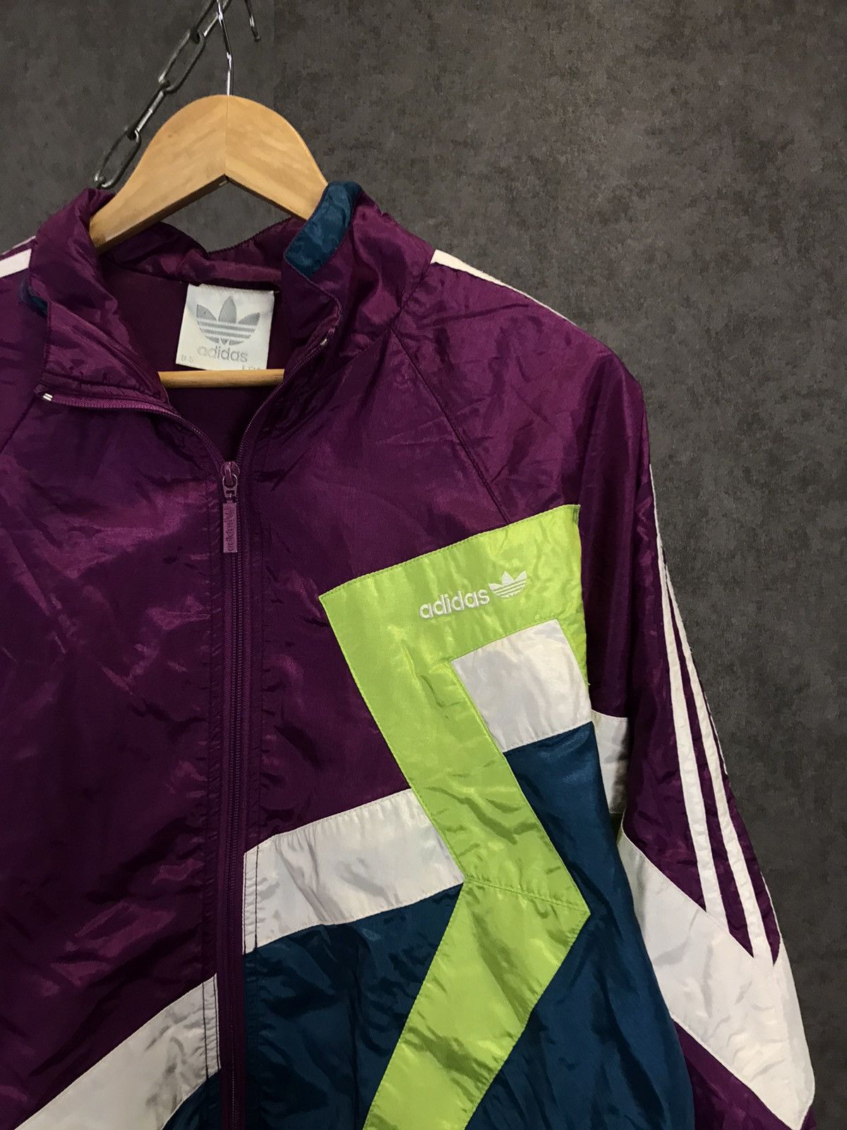 Adidas Adidas vintage zip sweatshirt Size US L / EU 52-54 / 3 - 2 Thumbnail