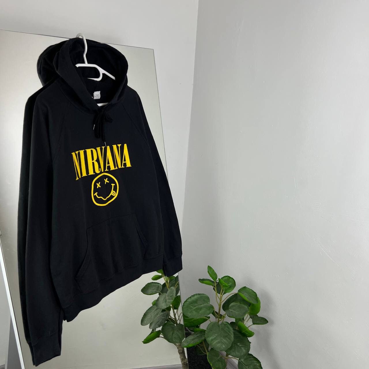 Nirvana Vintage Nirvana Hoodie Bog Print Rock Band Y2K Size US M / EU 48-50 / 2 - 1 Thumbnail